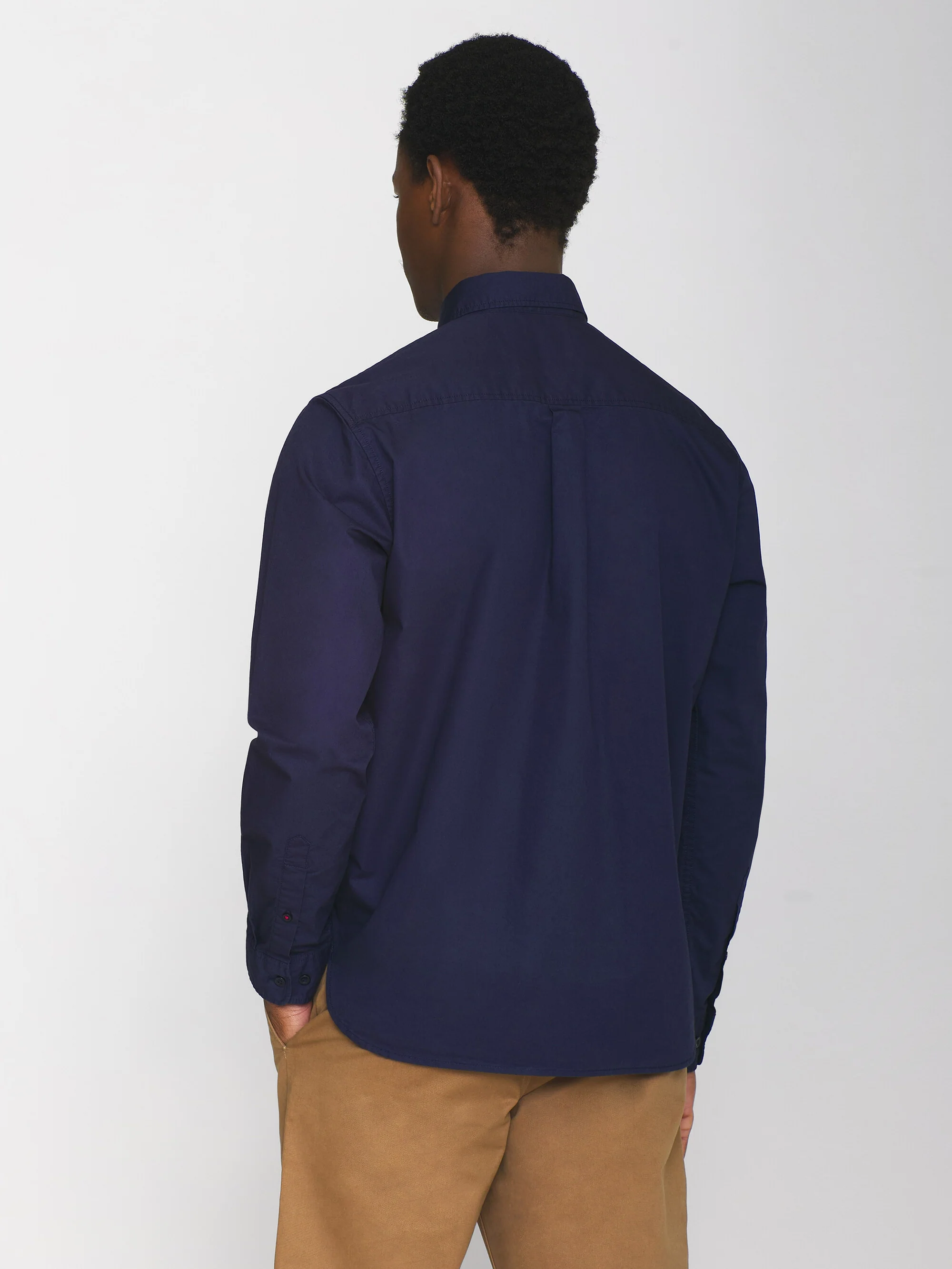 ALF regular crispy cotton shirt - GOTS/Vegan - Total Eclipse - Image 3