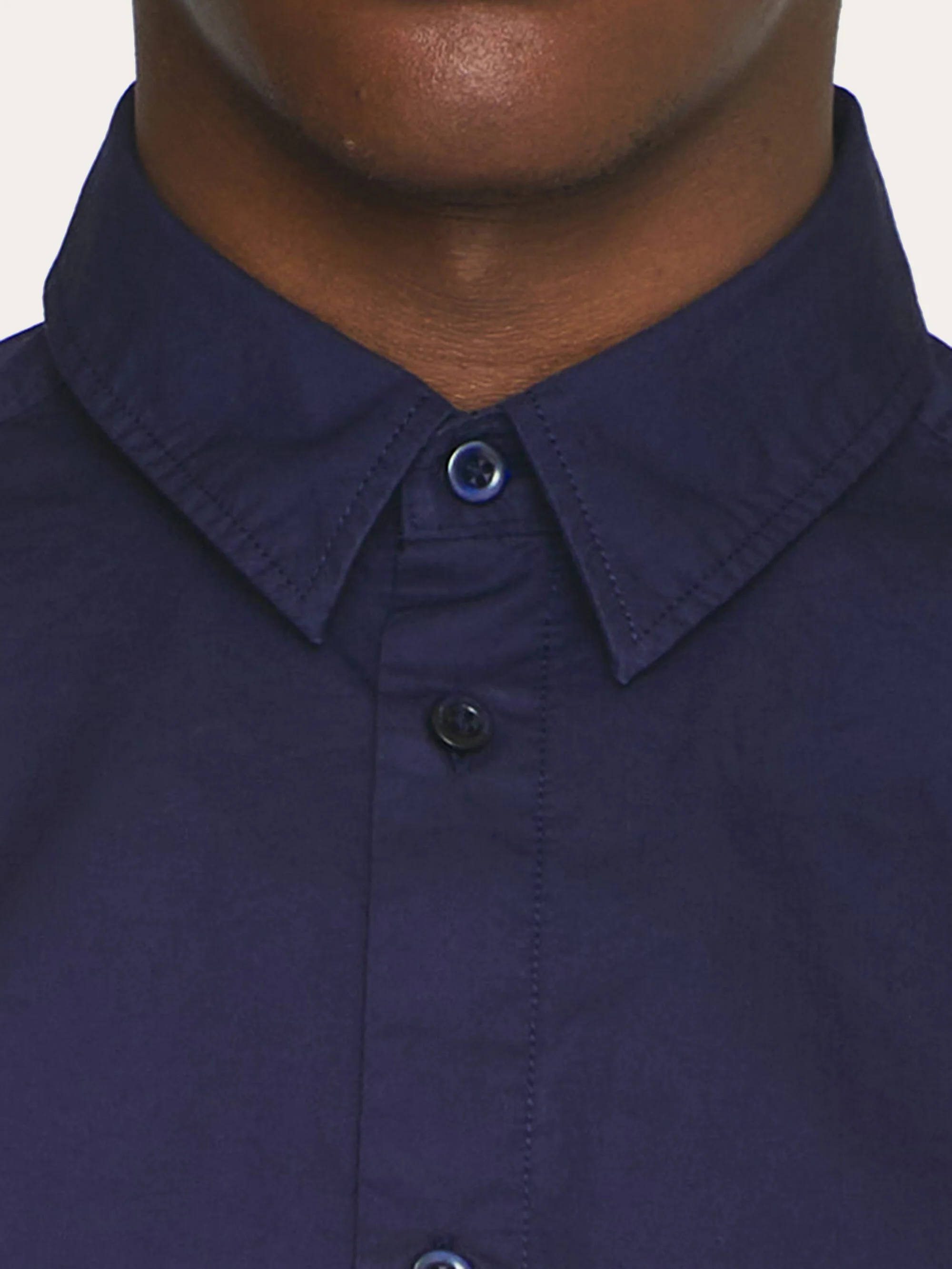 ALF regular crispy cotton shirt - GOTS/Vegan - Total Eclipse - Image 5
