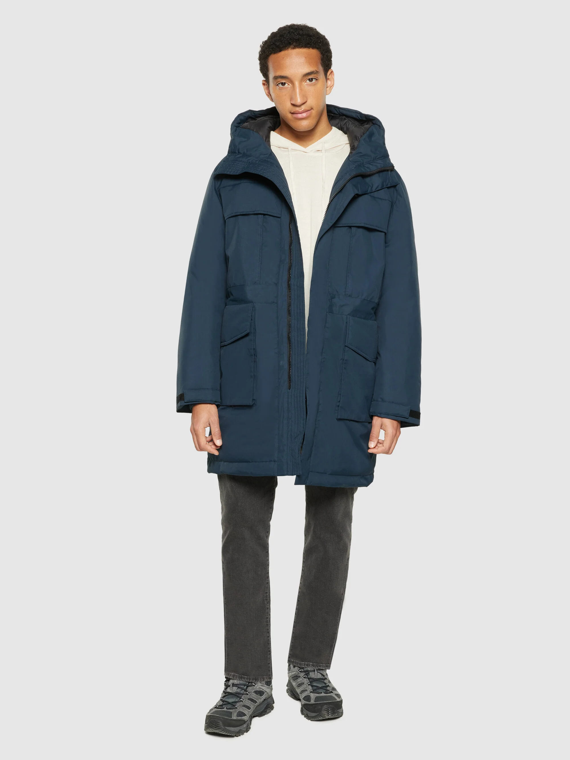 APEX CANVAS™ long padded coat - Total Eclipse - Image 4