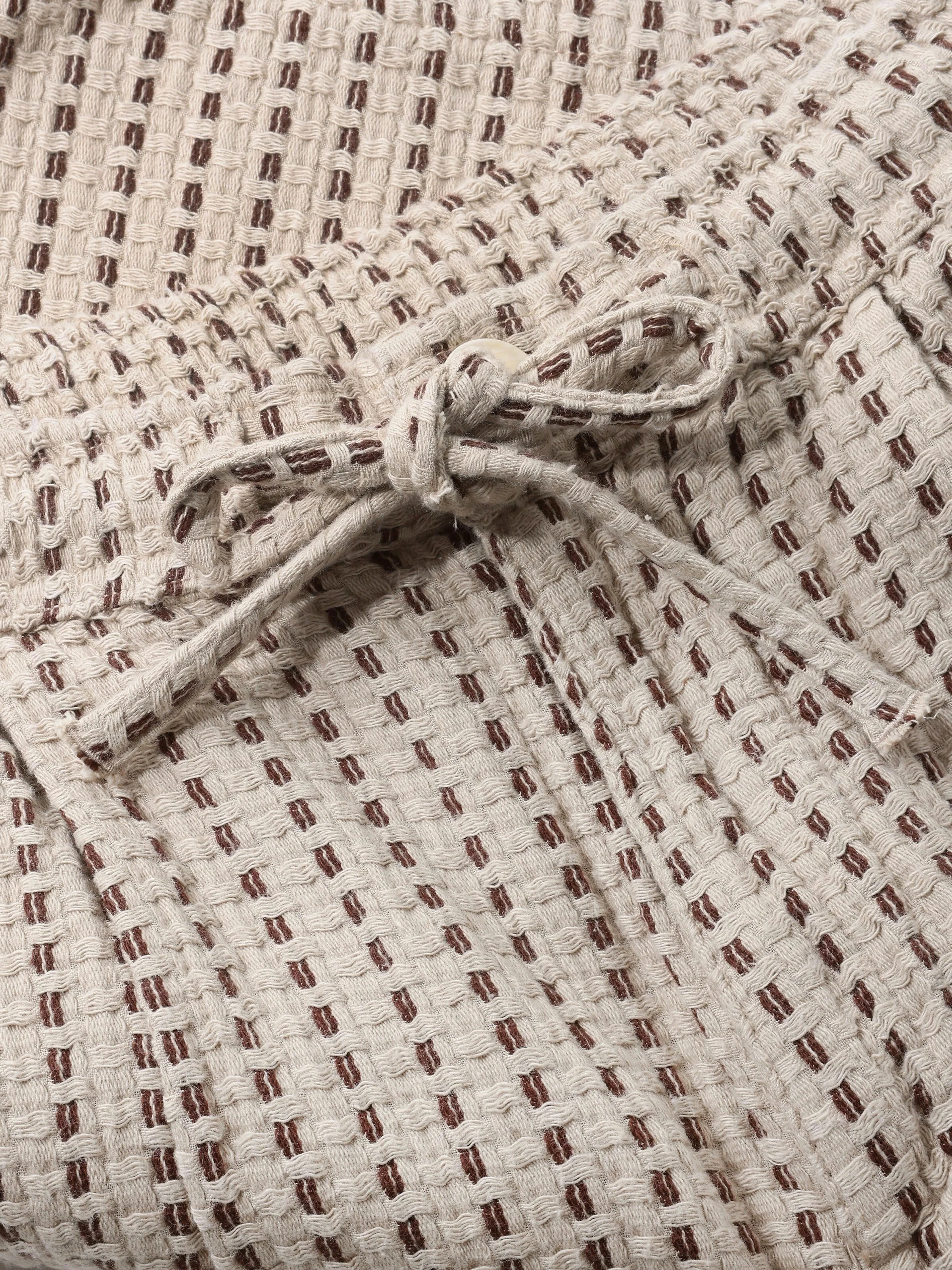 Ash comfort structure shorts - Beige stripe - Image 2