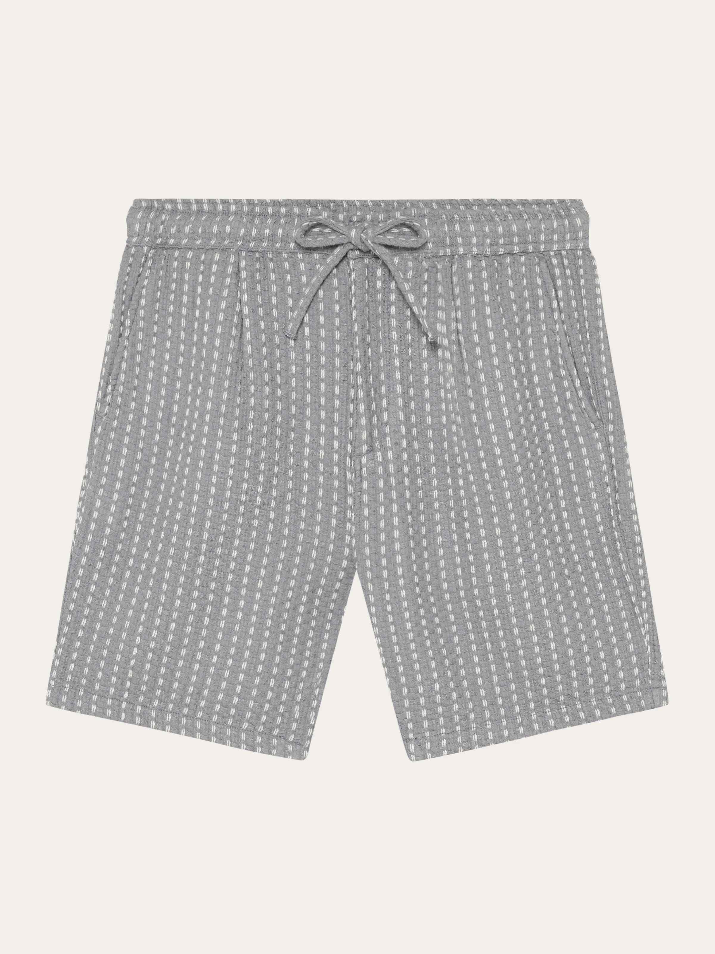 Ash comfort structure shorts - Grey stripe