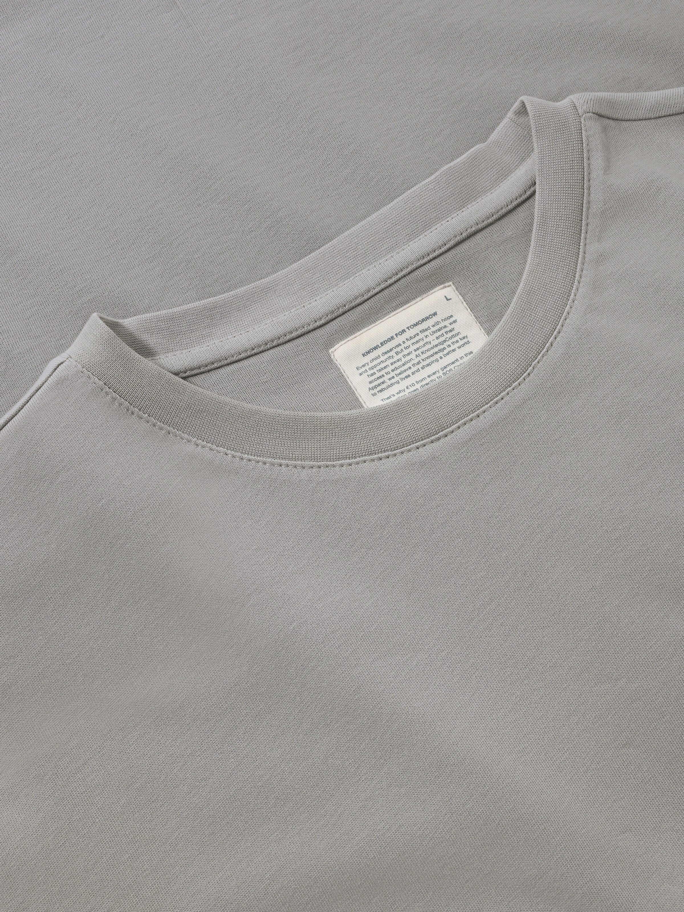 Back print t-shirt - Ultimate Grey - Image 3