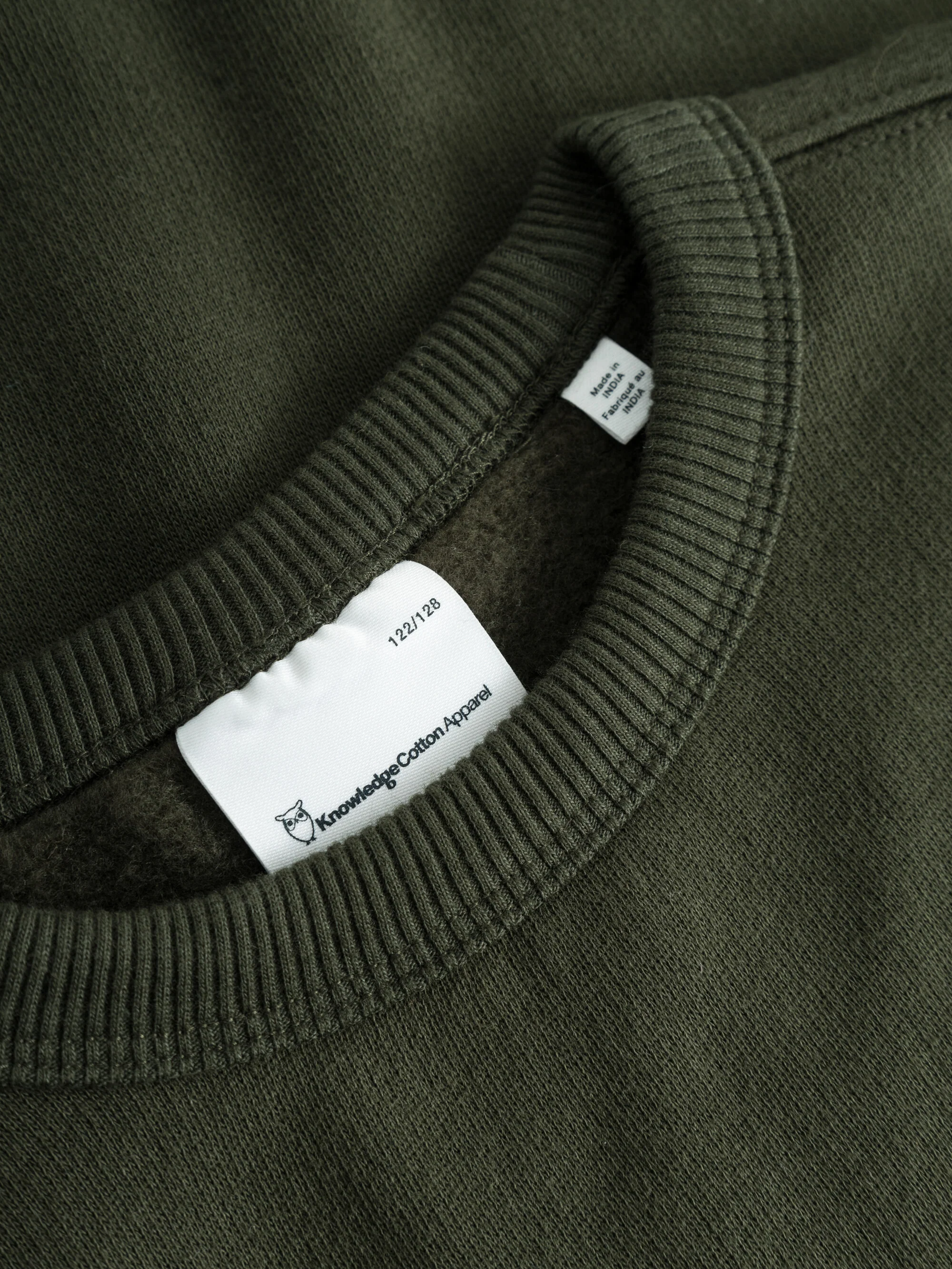 Badge crew neck sweat - Forrest Night - Image 3