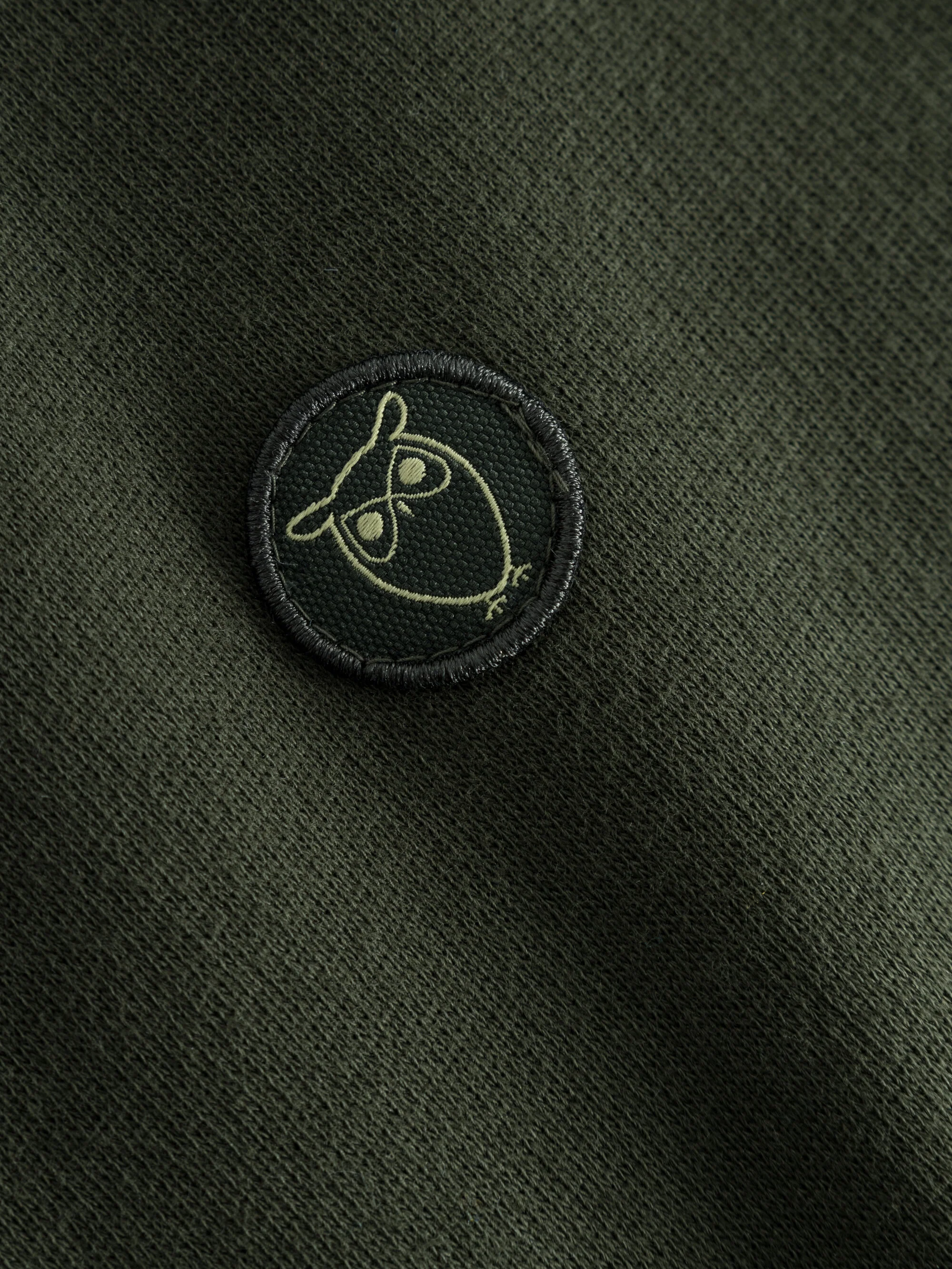 Badge crew neck sweat - Forrest Night - Image 4