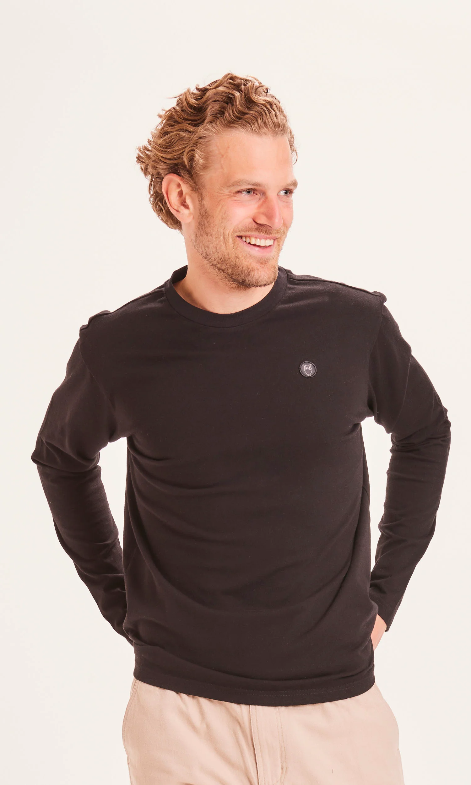Badge long sleeve - Black Jet - Image 2