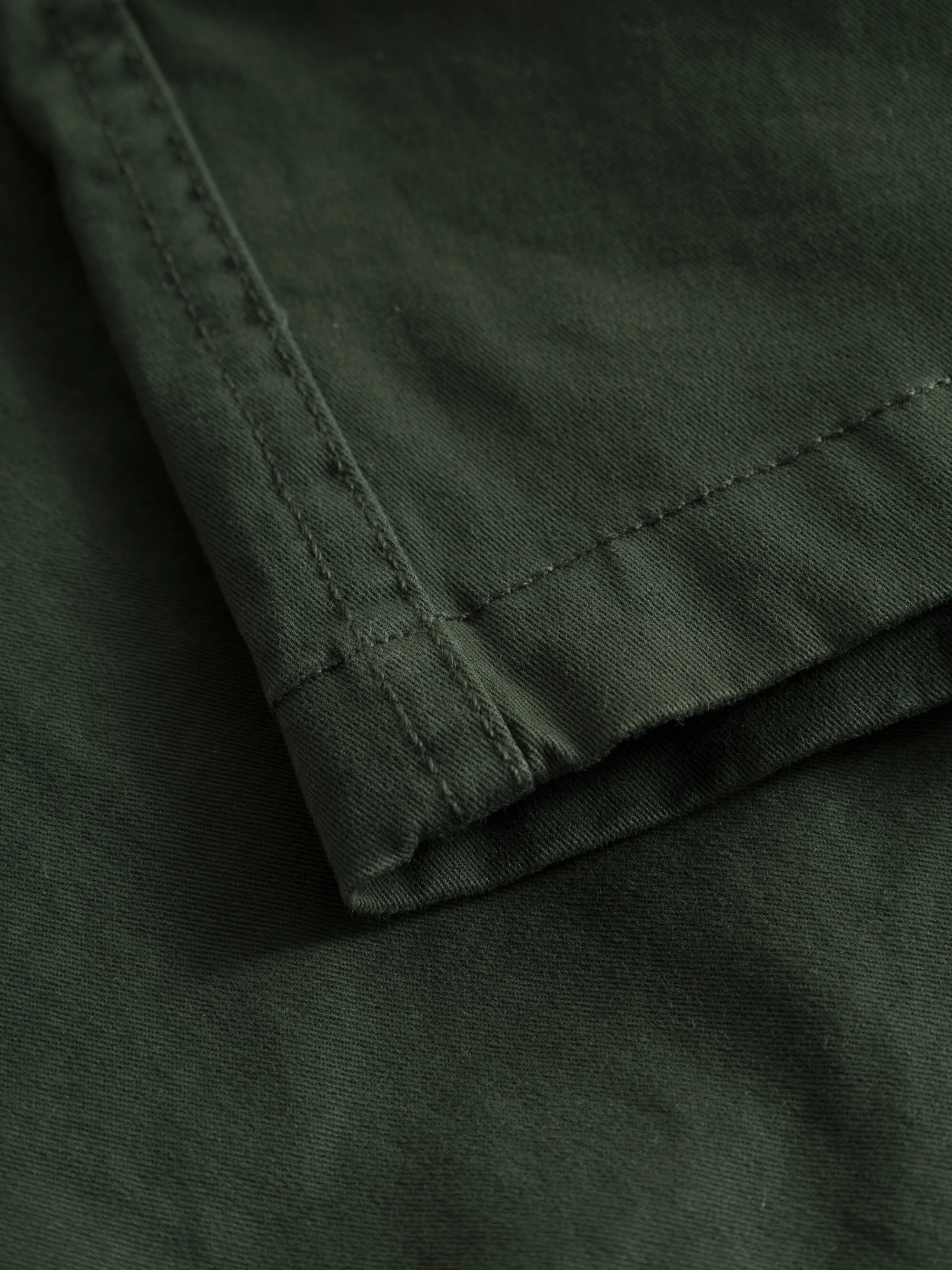 Baggy twill shorts belt details - Forrest Night - Image 5