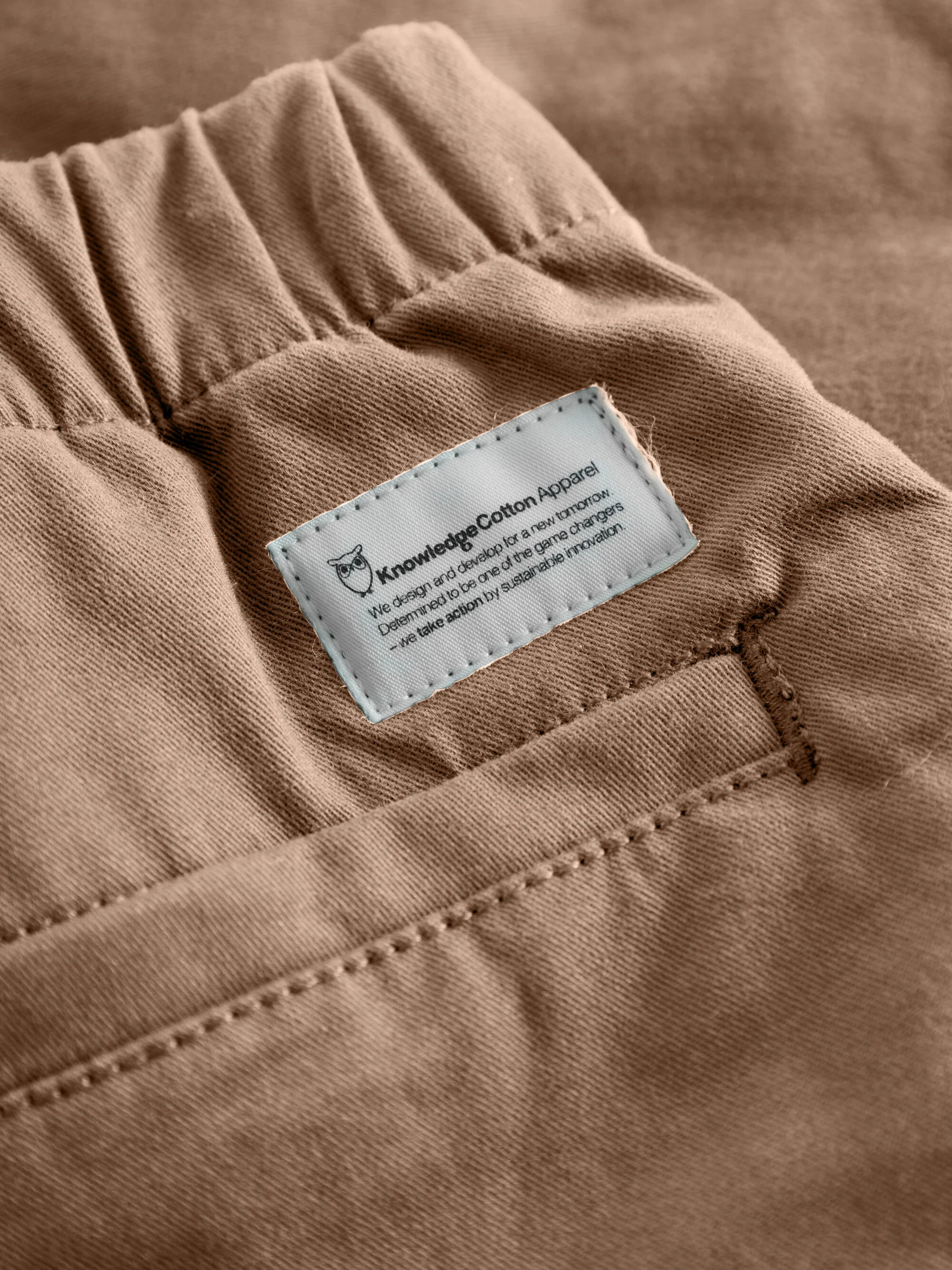Baggy twill shorts belt details - Tuffet - Image 4