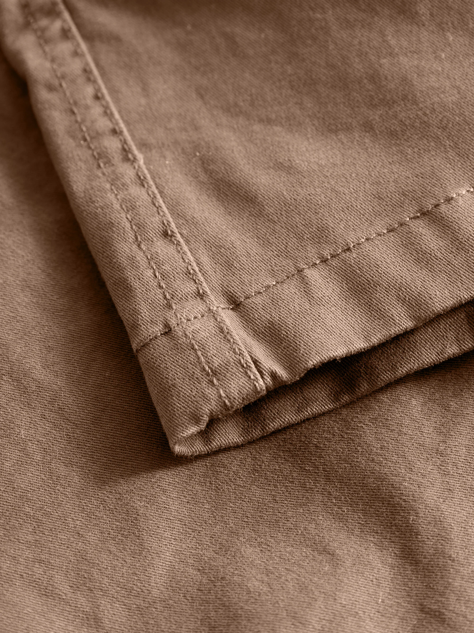 Baggy twill shorts belt details - Tuffet - Image 5