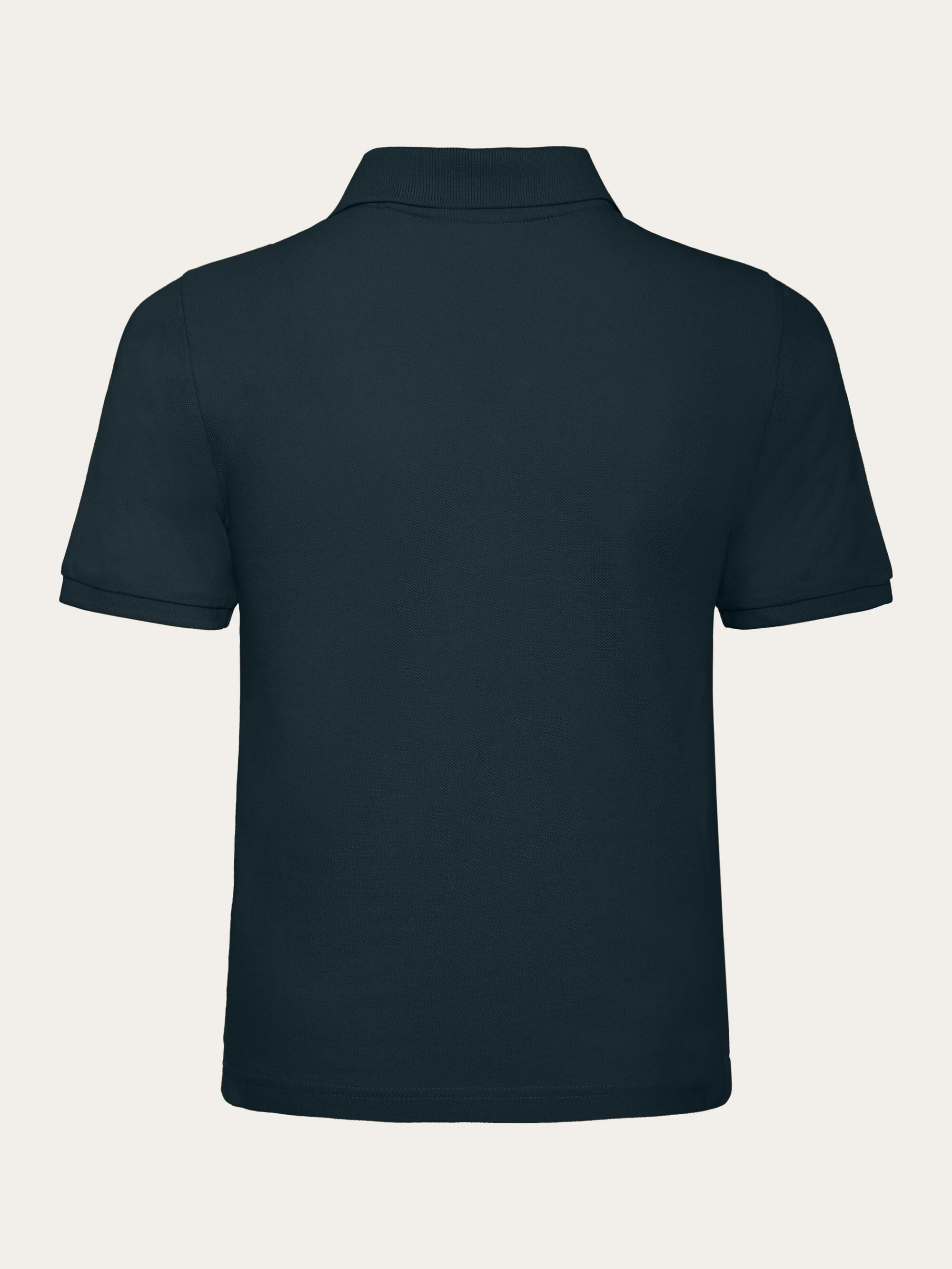 Basic badge polo - GOTS/Vegan - Total Eclipse - Image 2
