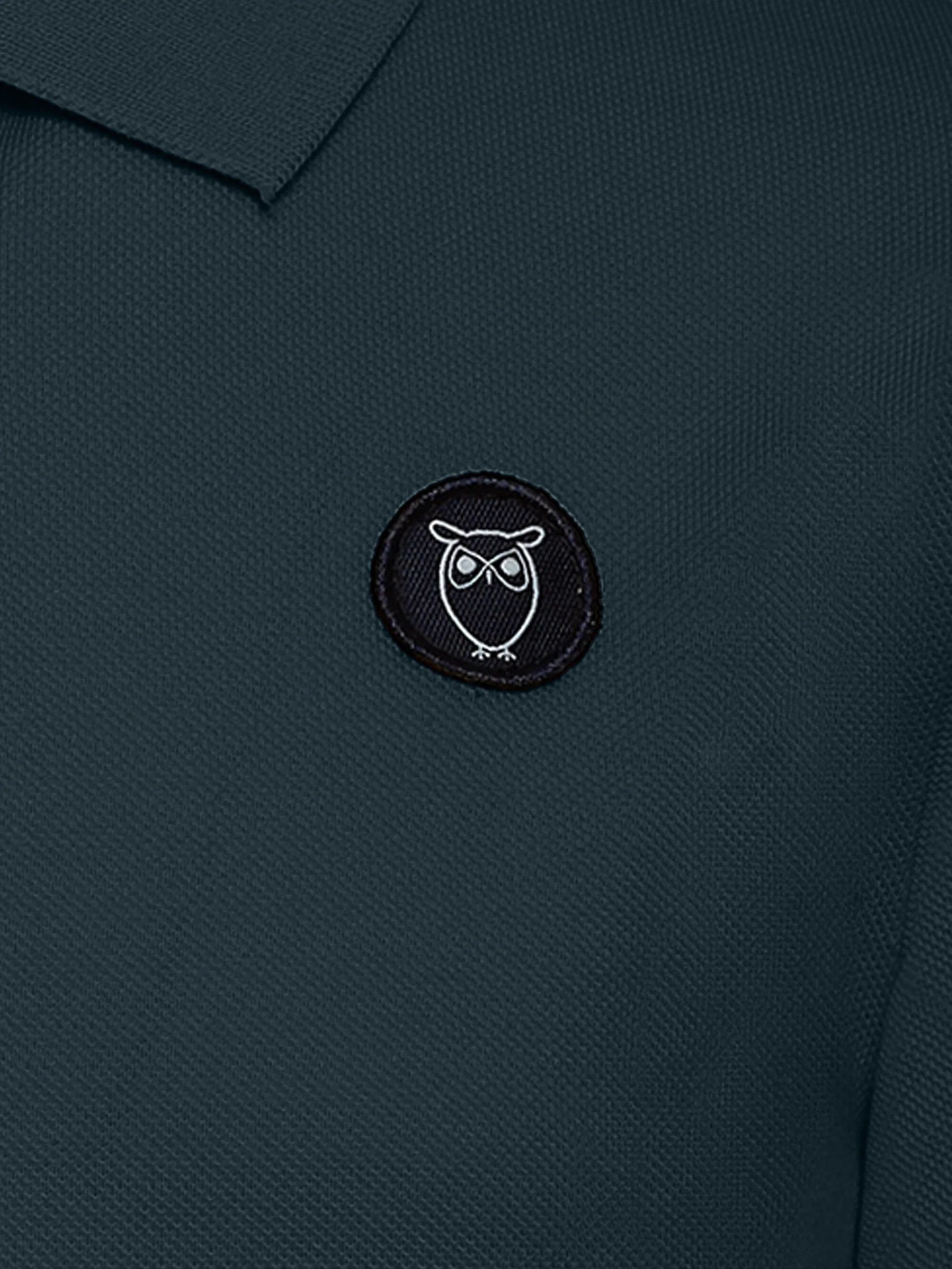 Basic badge polo - GOTS/Vegan - Total Eclipse - Image 4
