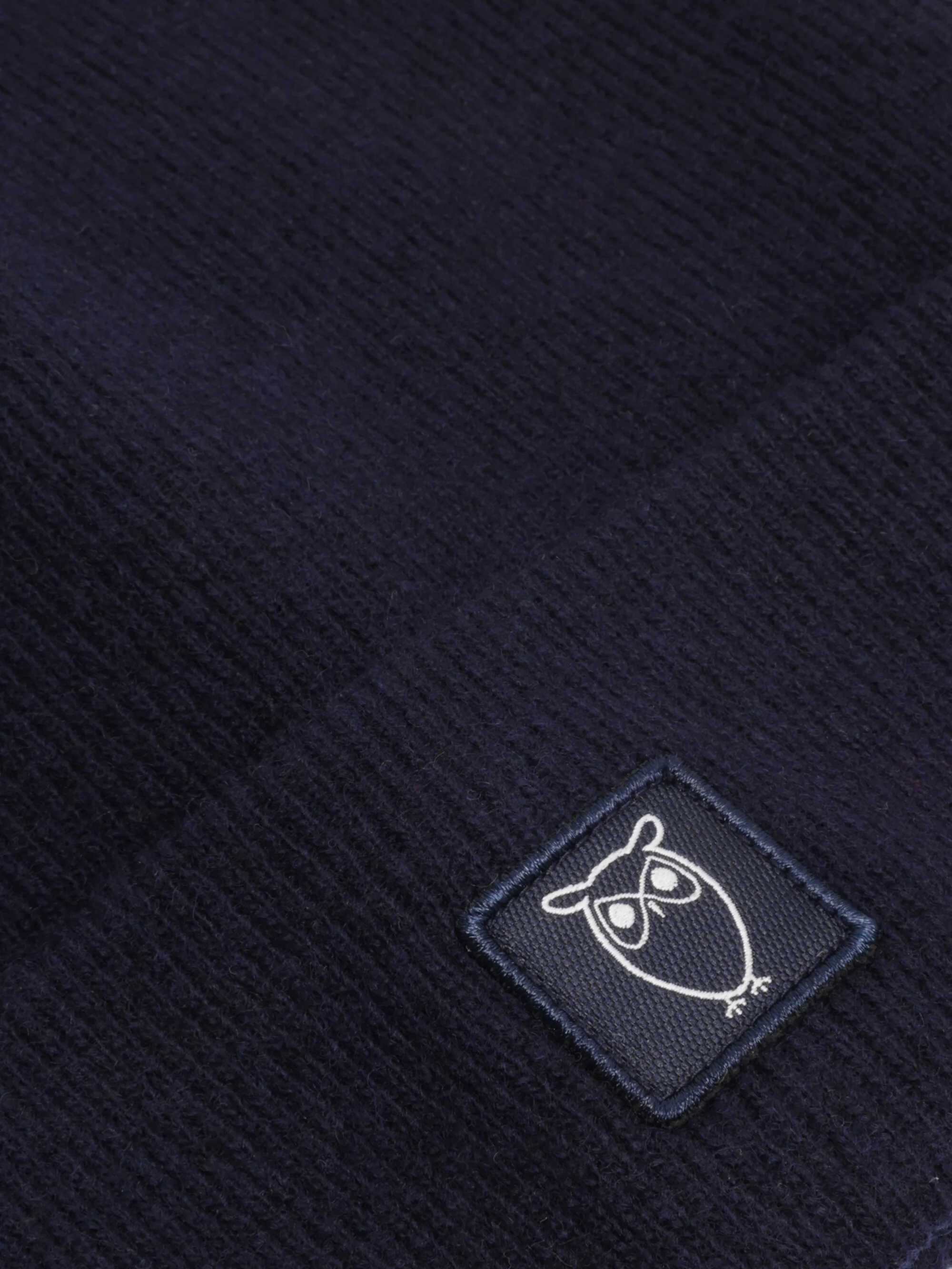 Double layer wool beanie - Total Eclipse - Image 2