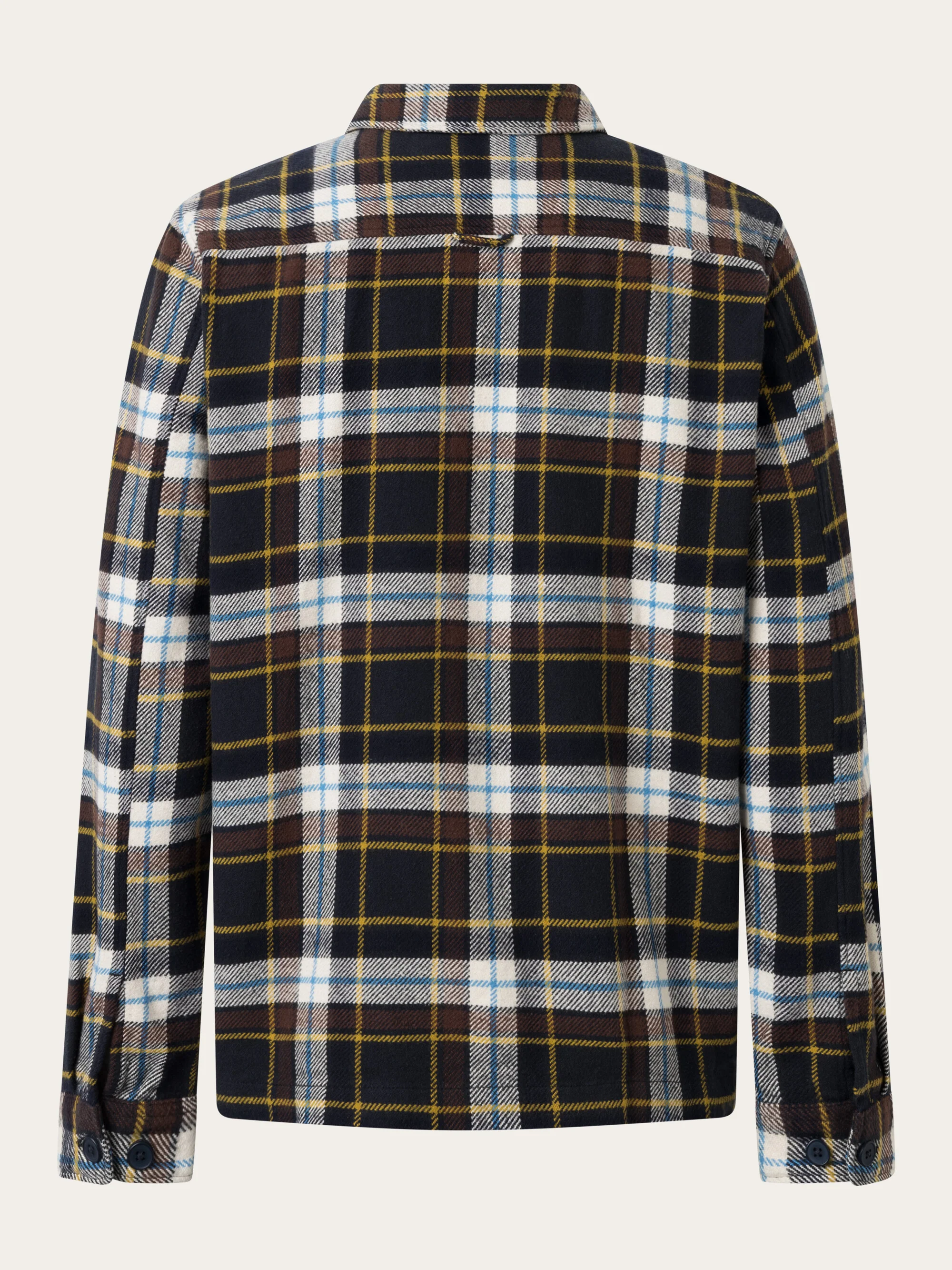 Big checked heavy flannel overshirt - Item Colour - Image 5
