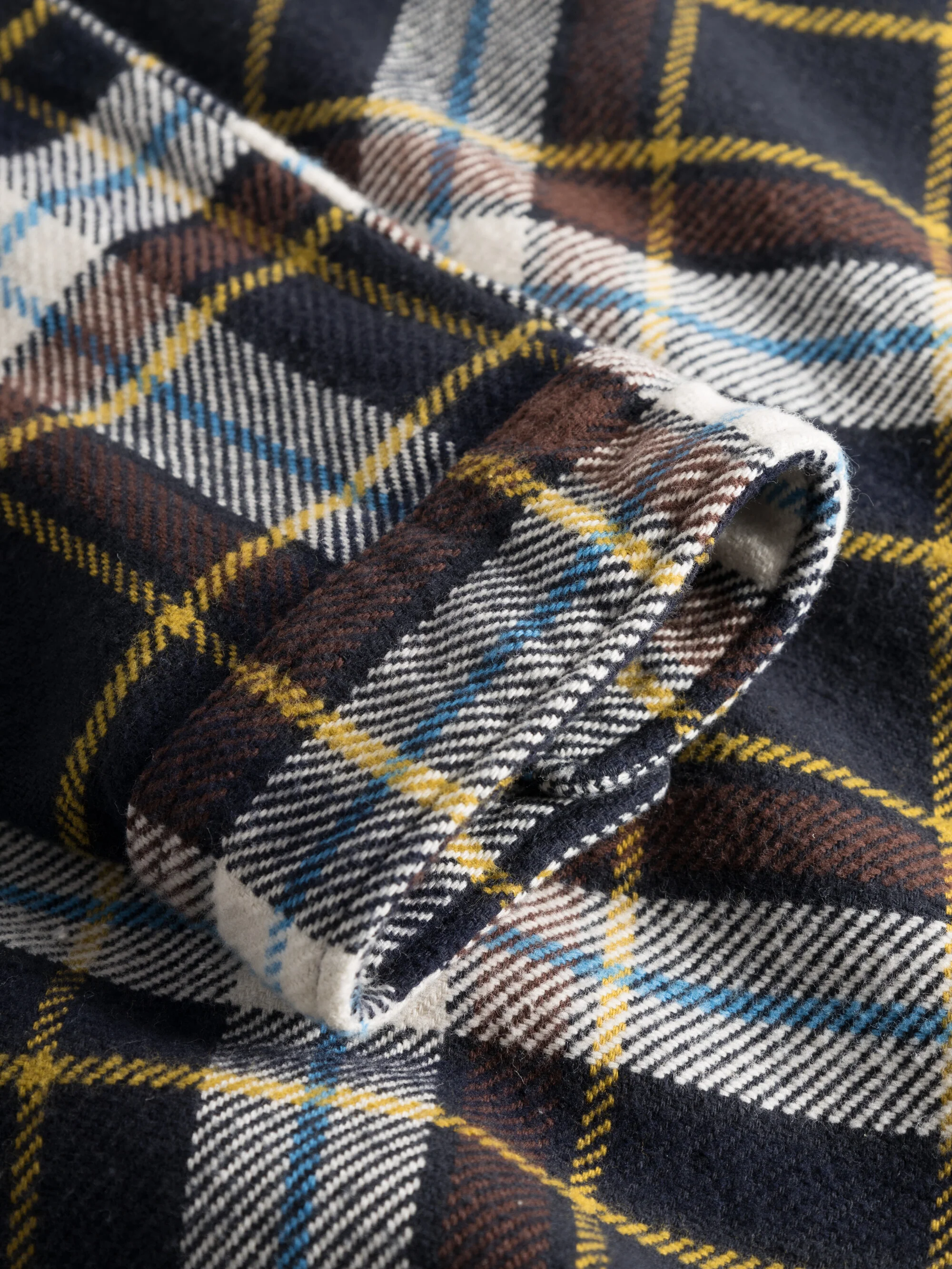 Big checked heavy flannel overshirt - Item Colour - Image 8