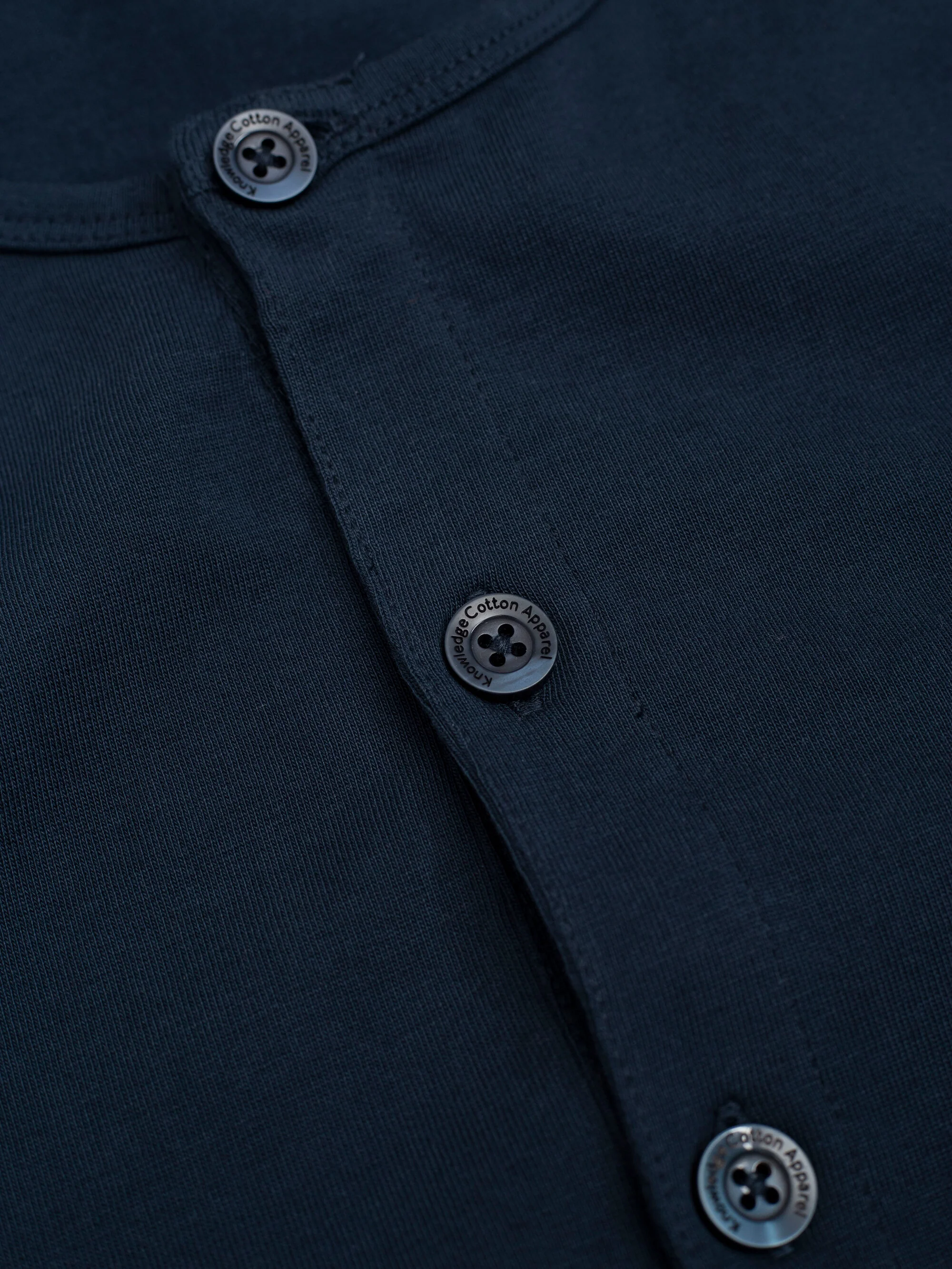 Heavy jersey henley shirt - Total Eclipse - Image 5