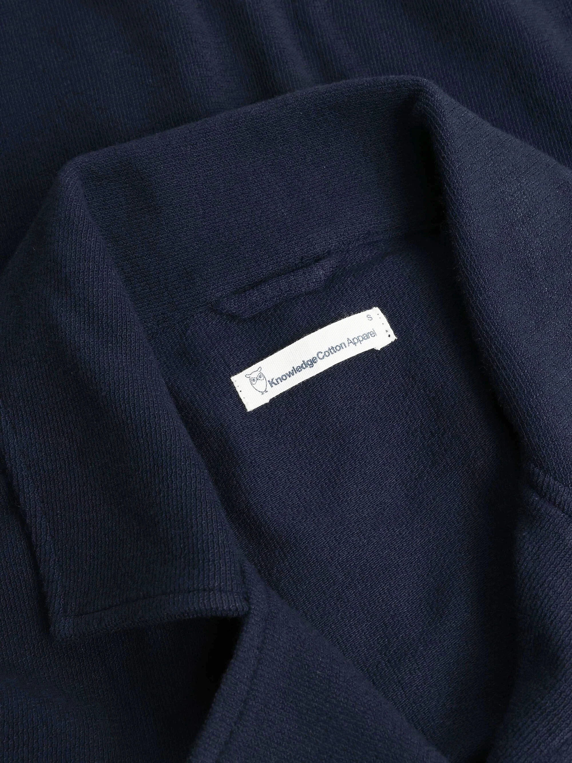 Bouclé short sleeved shirt - GOTS/Vegan - Night Sky - Image 3