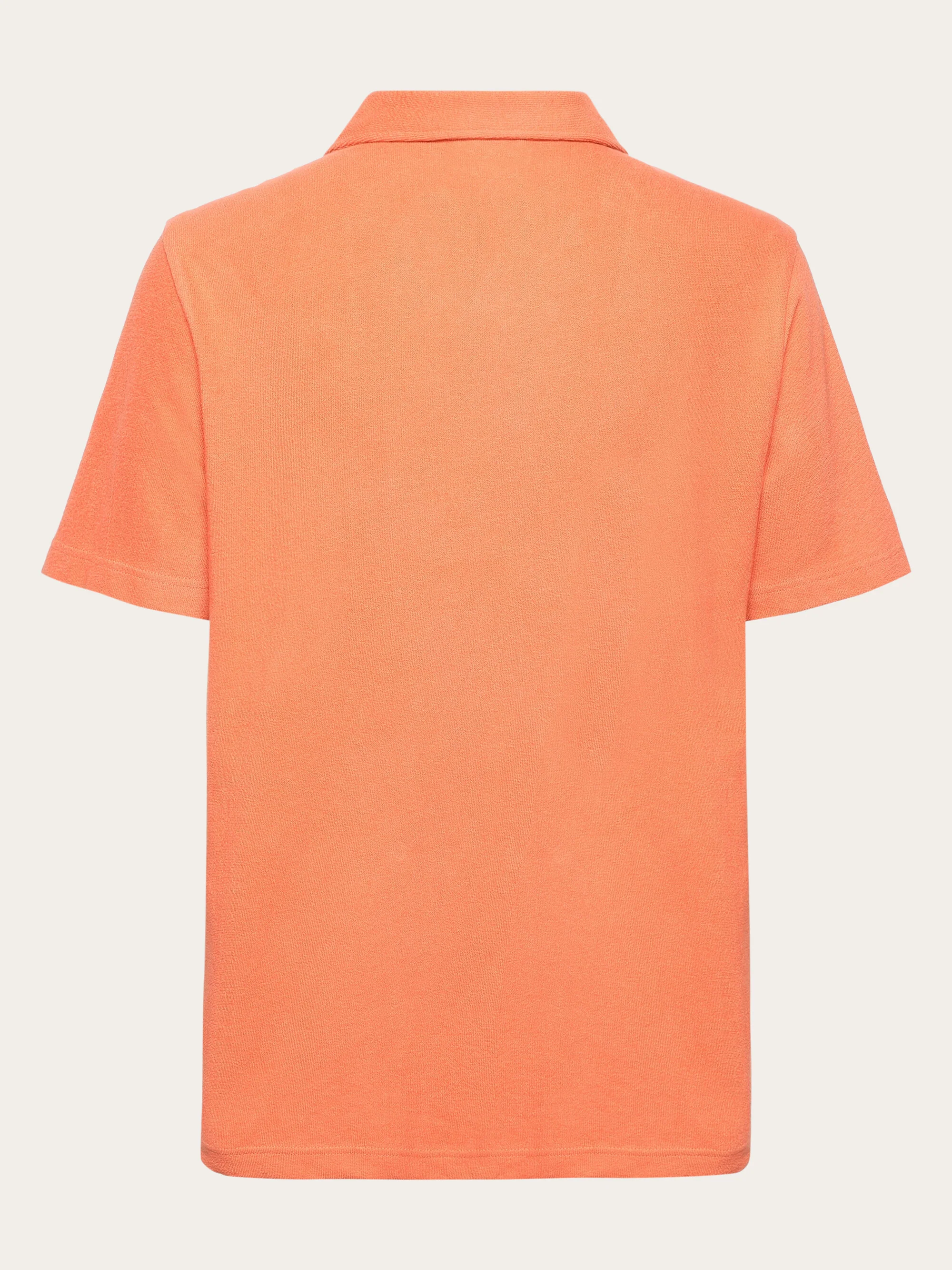 Relaxed bouclé short sleeve shirt - Langoustino - Image 2