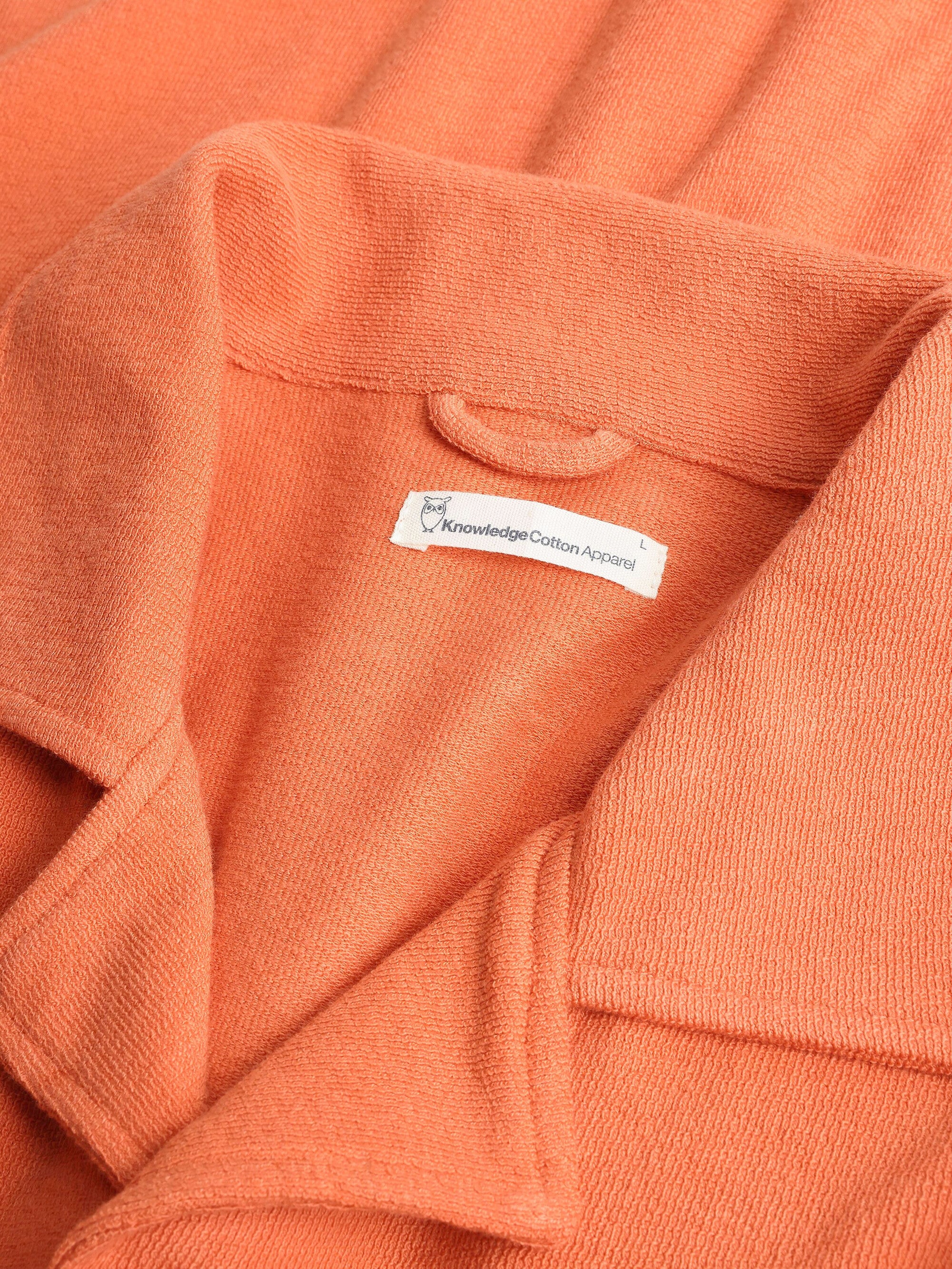 Relaxed bouclé short sleeve shirt - Langoustino - Image 3