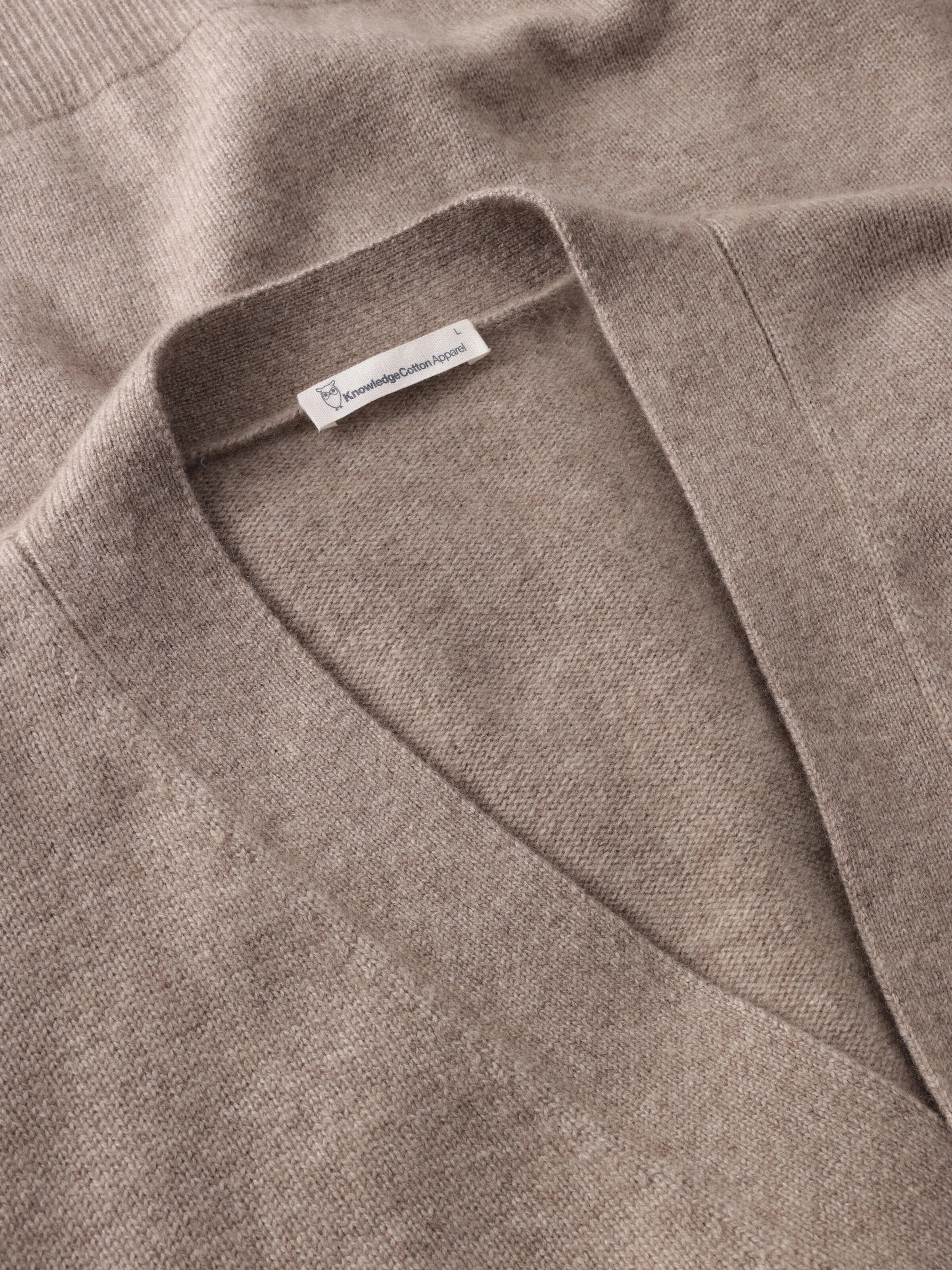 Cashmere Cardigan Knit RWS - Kelp melange - Image 2
