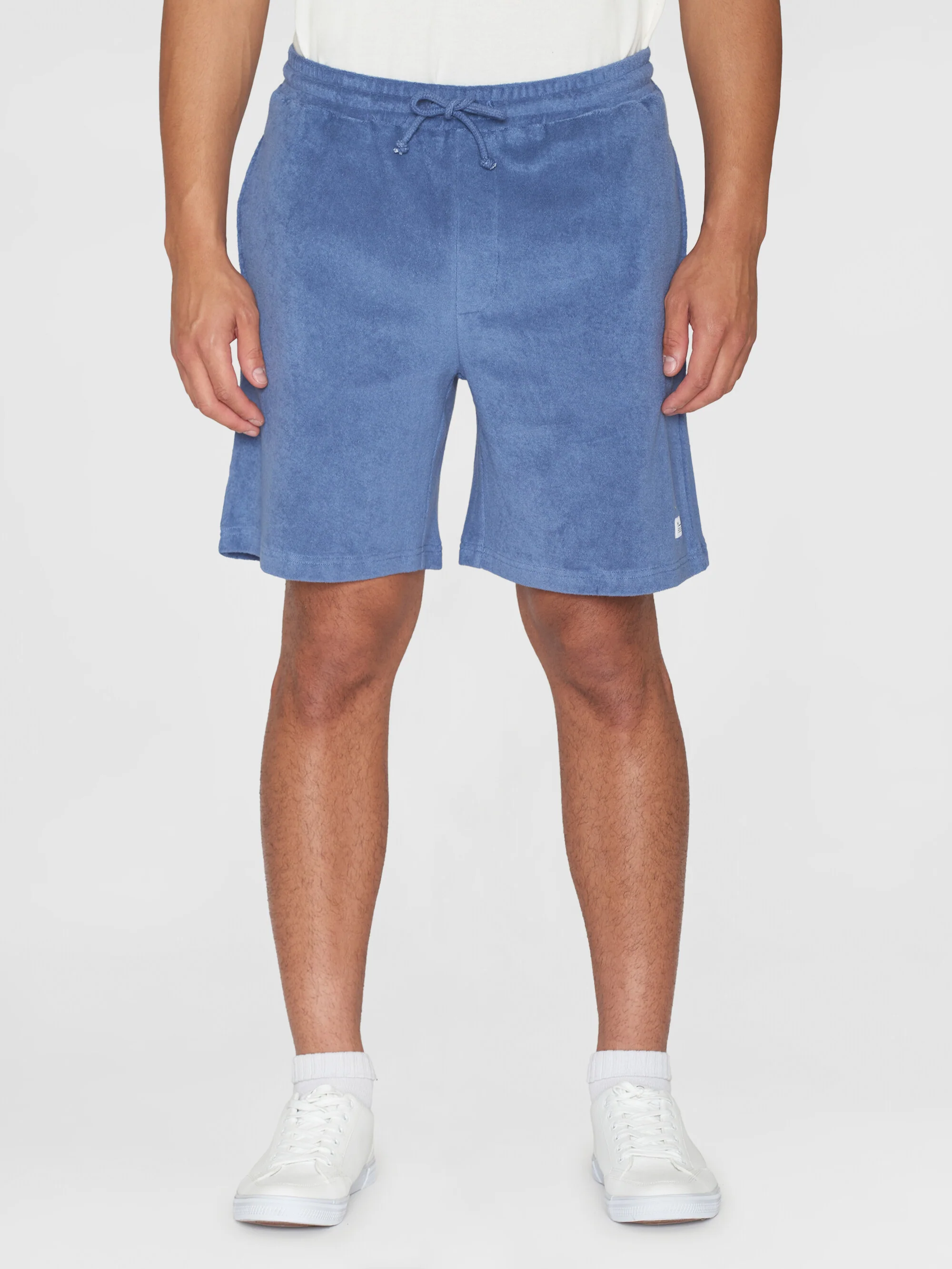 Casual terry shorts - Moonlight Blue - Image 2