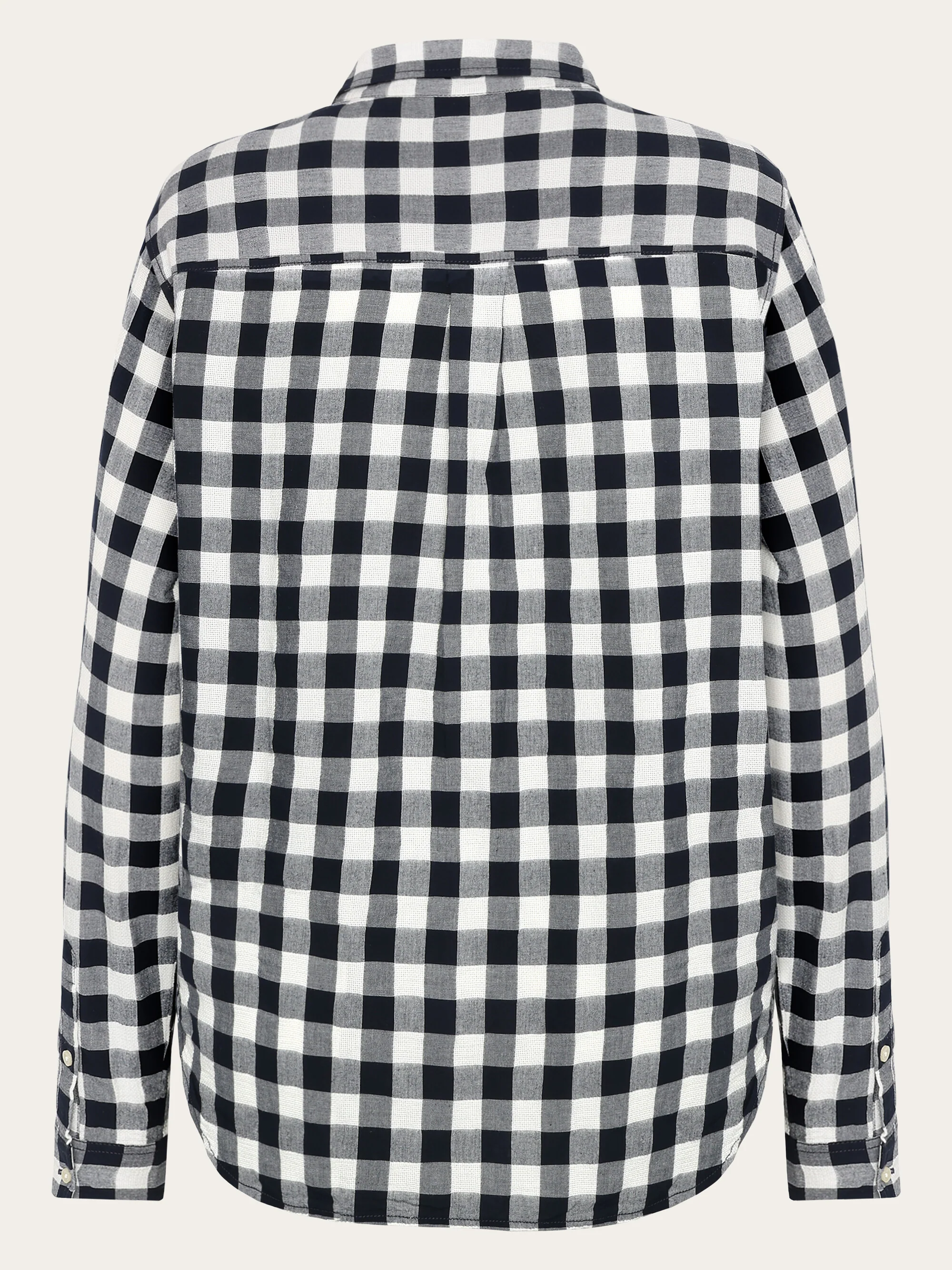 Check long sleeved shirt - GOTS/Vegan - Night Sky - Image 3