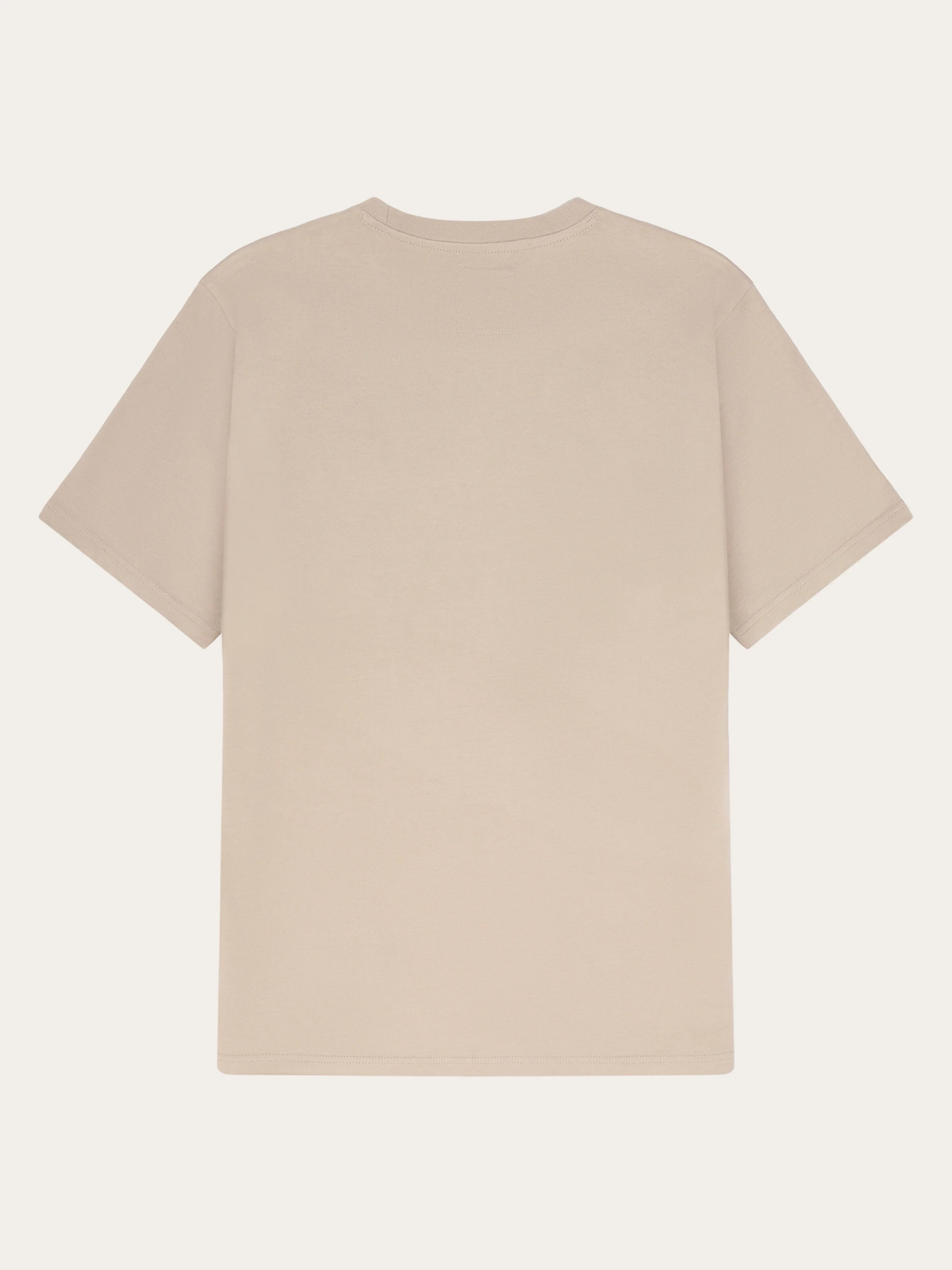 Chest embroidery t-shirt - Light feather gray - Image 3
