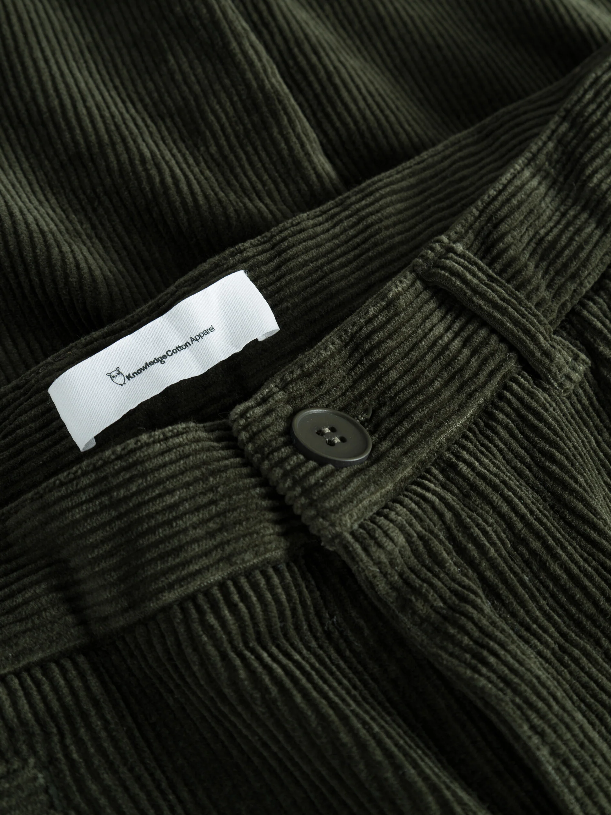 CHUCK regular 8-wales corduroy chino pants - Forrest Night - Image 8