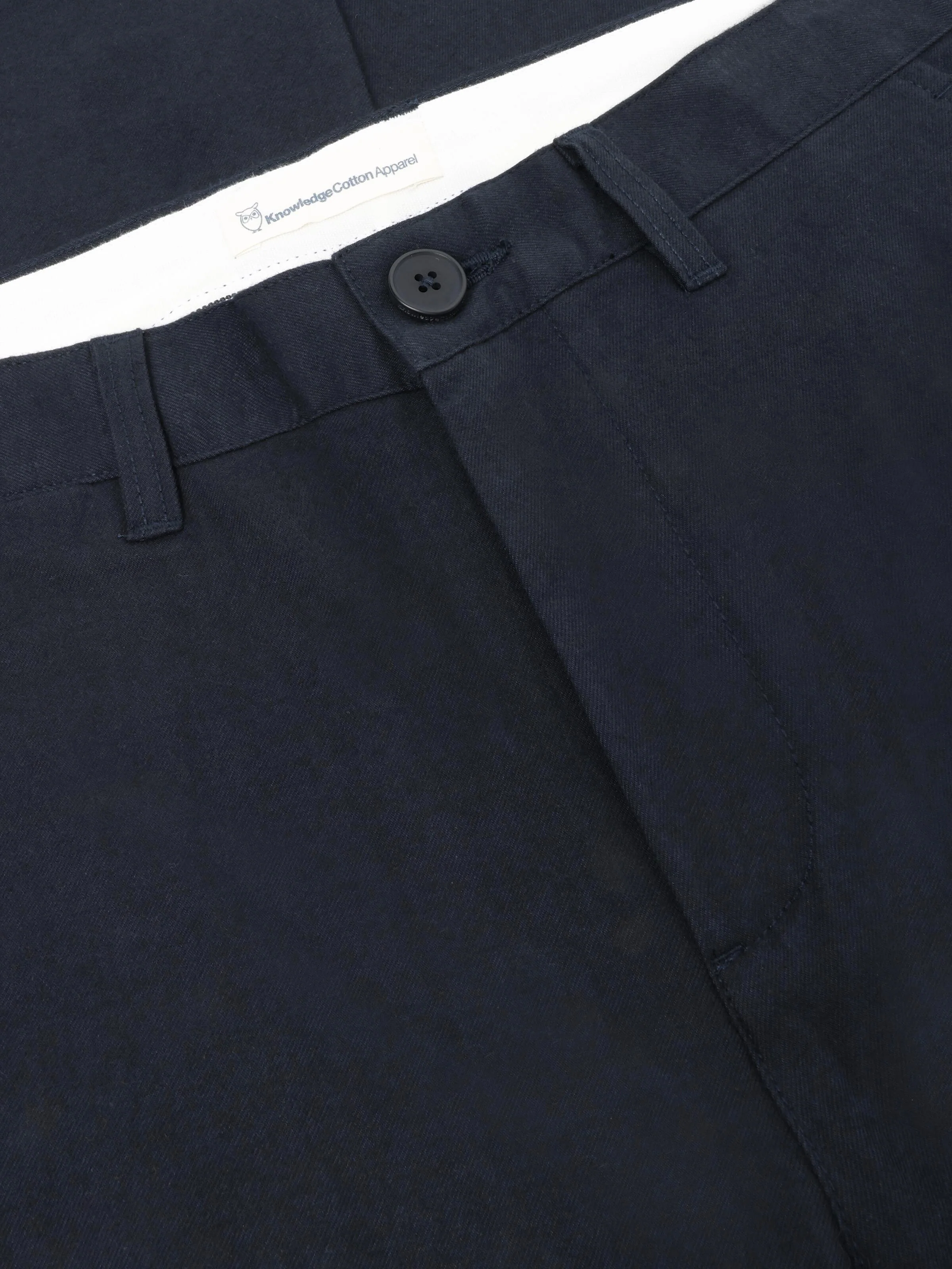 CHUCK regular flannel chino pants - Night Sky - Image 3