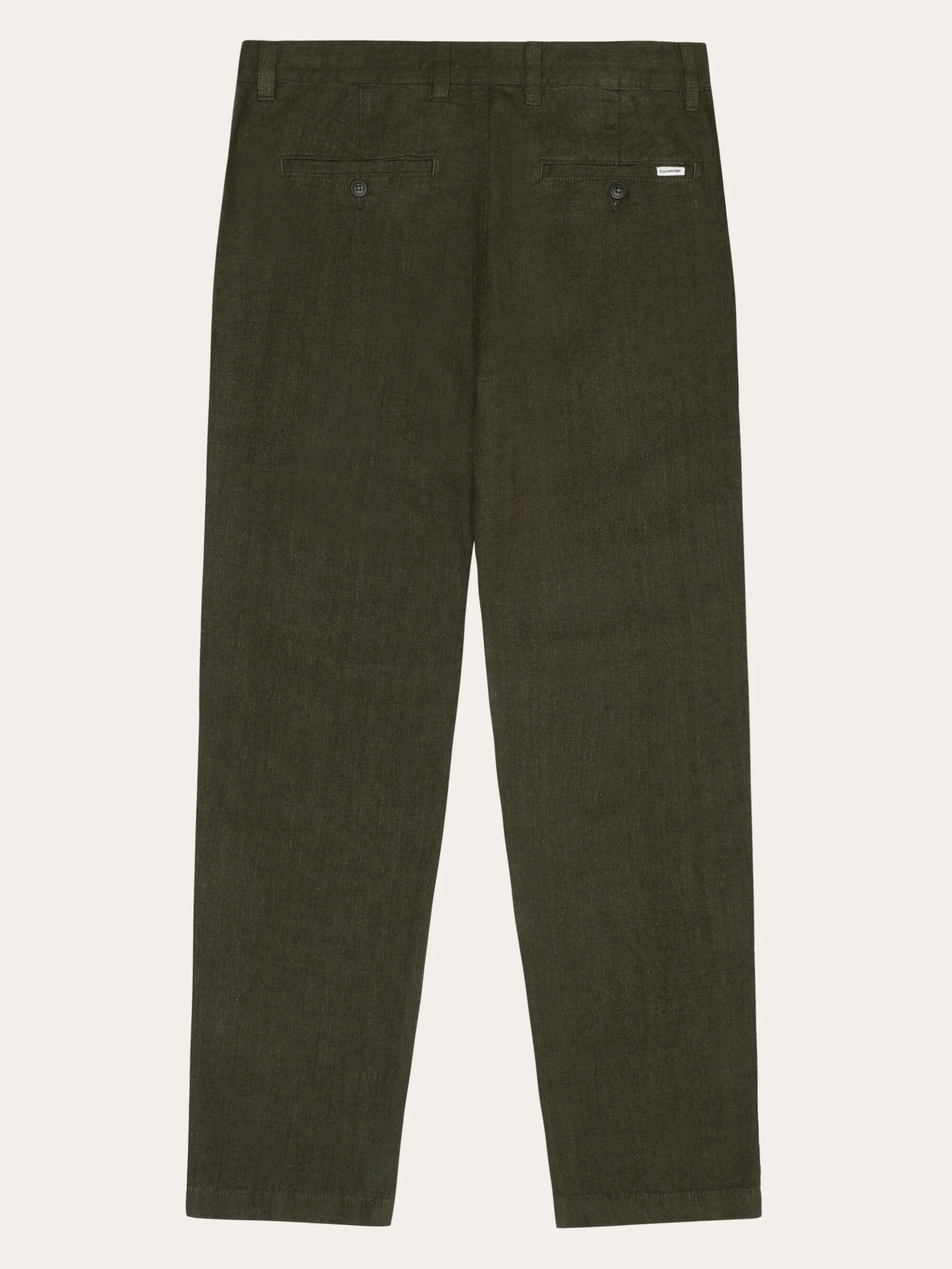 Chuck regular linen pants - Burned Olive - Image 6