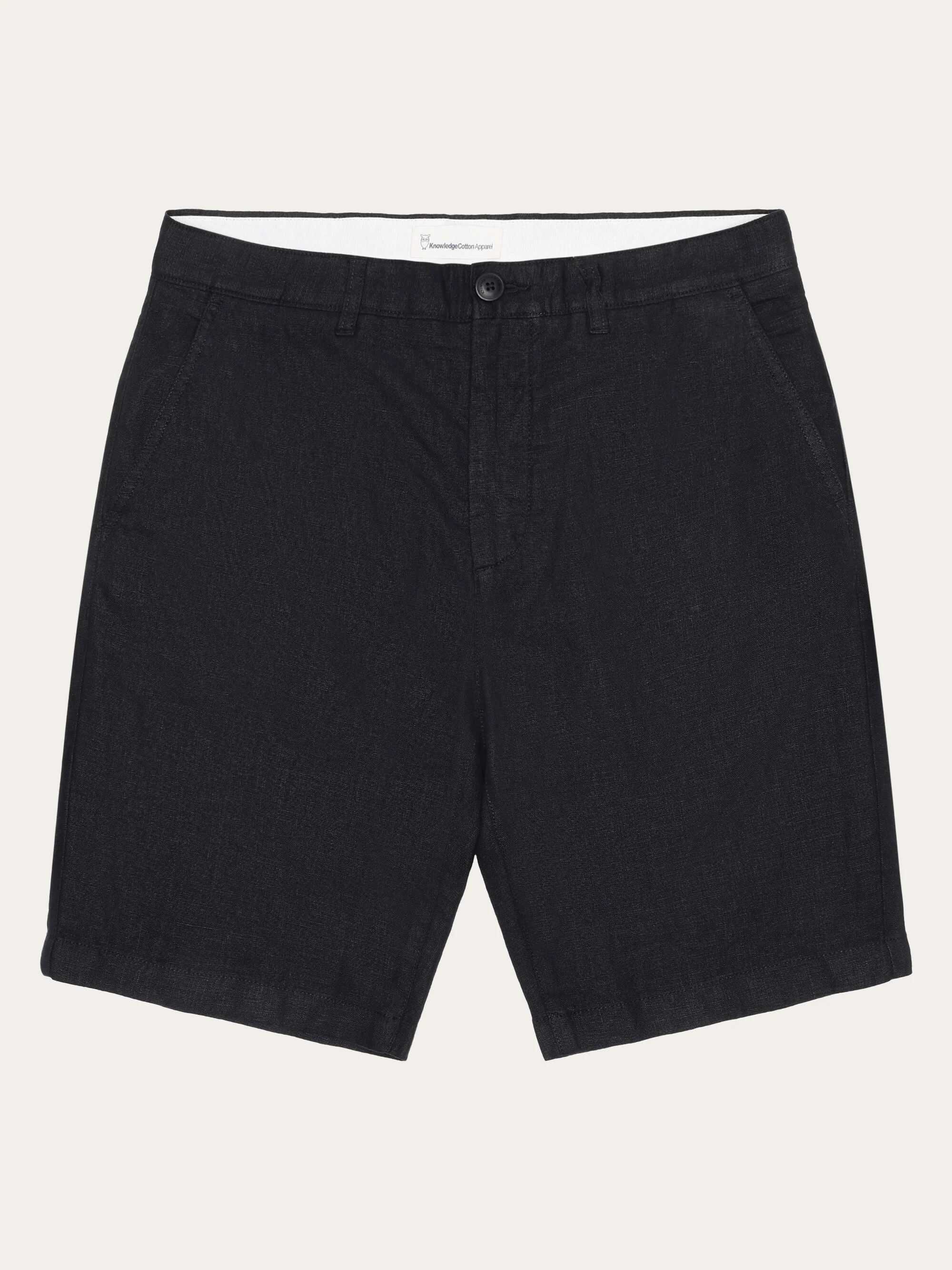 Chuck regular linen shorts - Black Jet