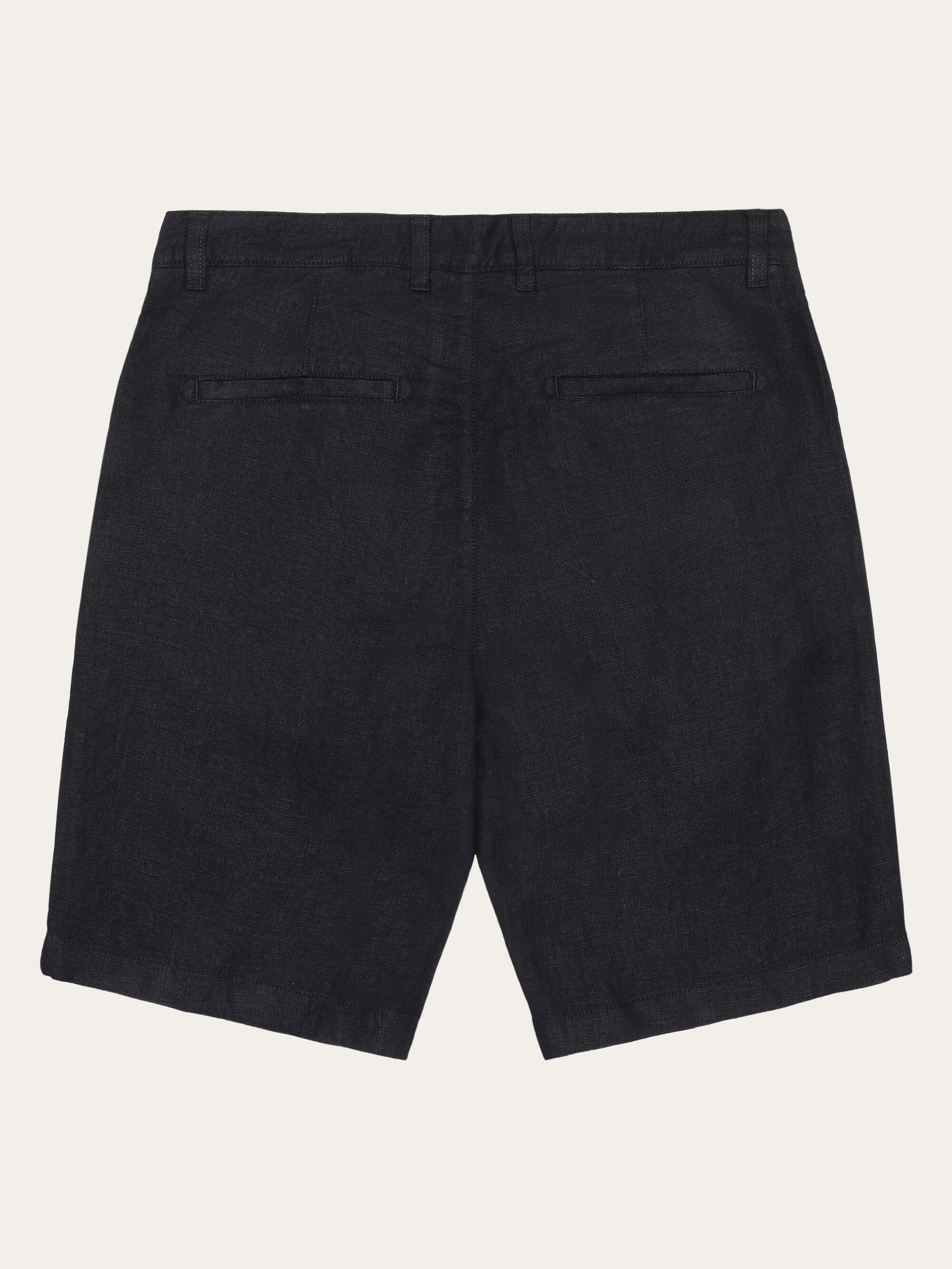 Chuck regular linen shorts - Black Jet - Image 7