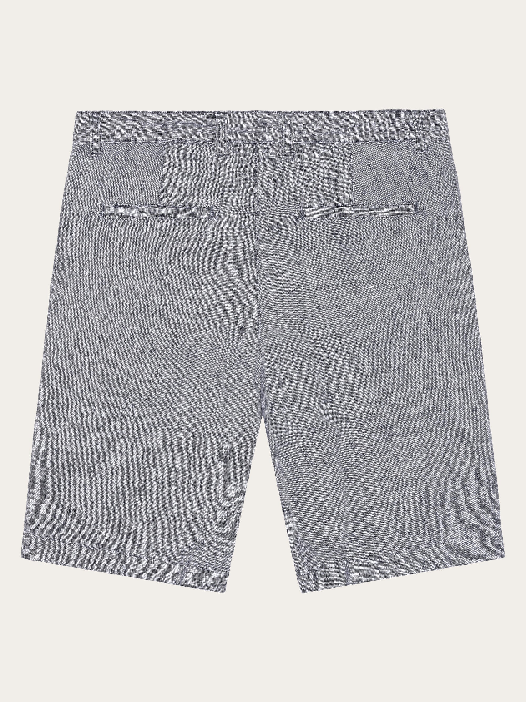 Chuck regular linen shorts - Vintage Indigo - Image 3