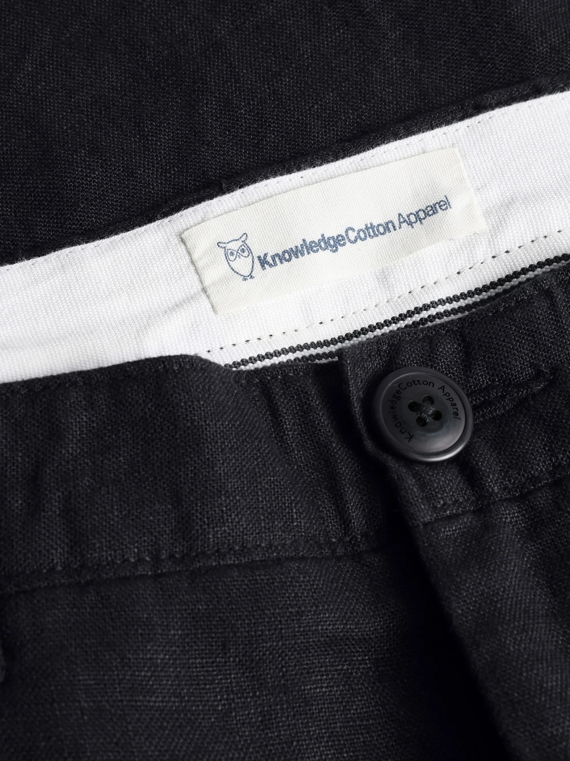 Chuck regular linen shorts - Yarndyed - Total Eclipse - Image 3