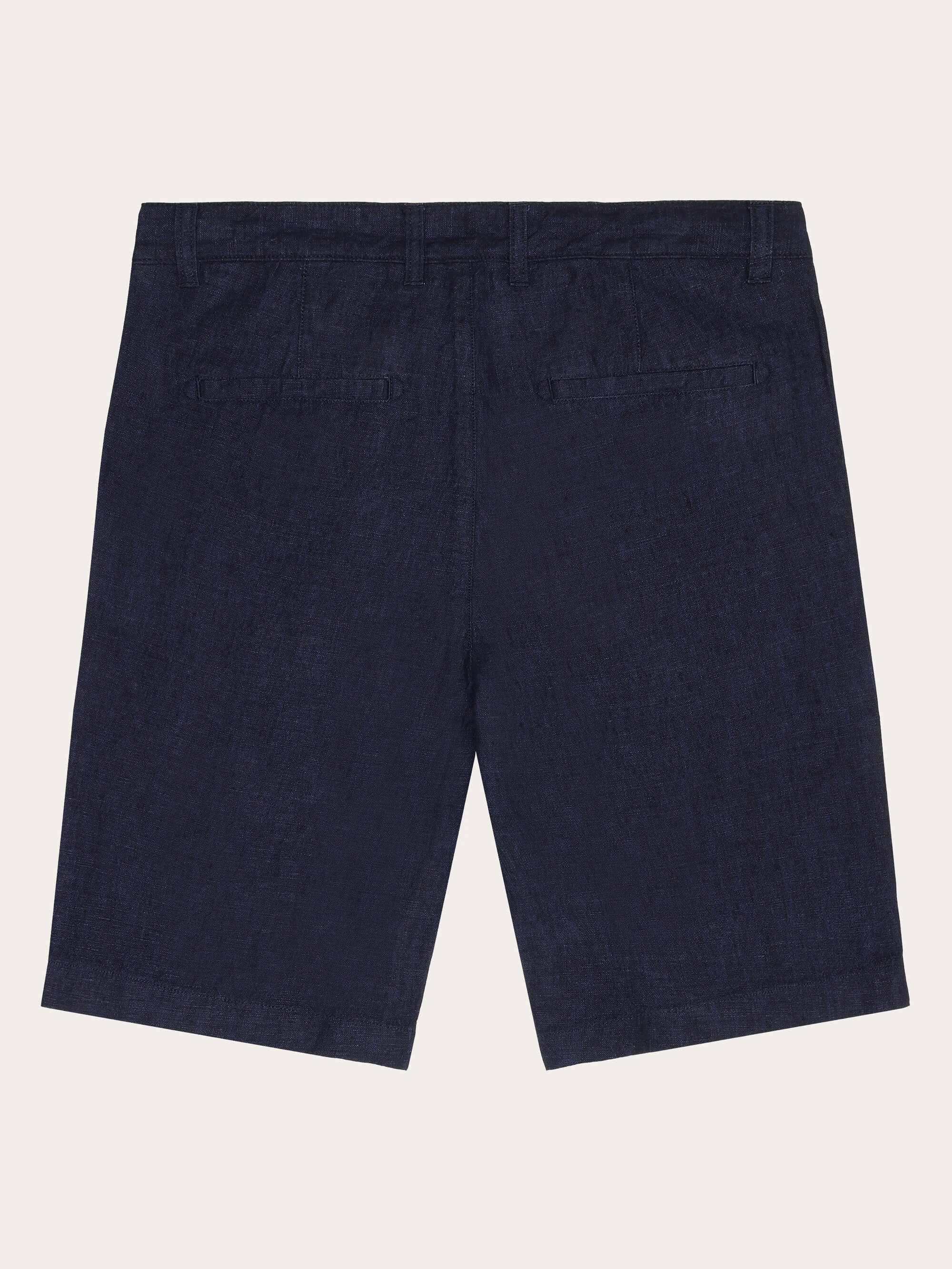 Chuck regular linen shorts - Yarndyed - Total Eclipse - Image 4