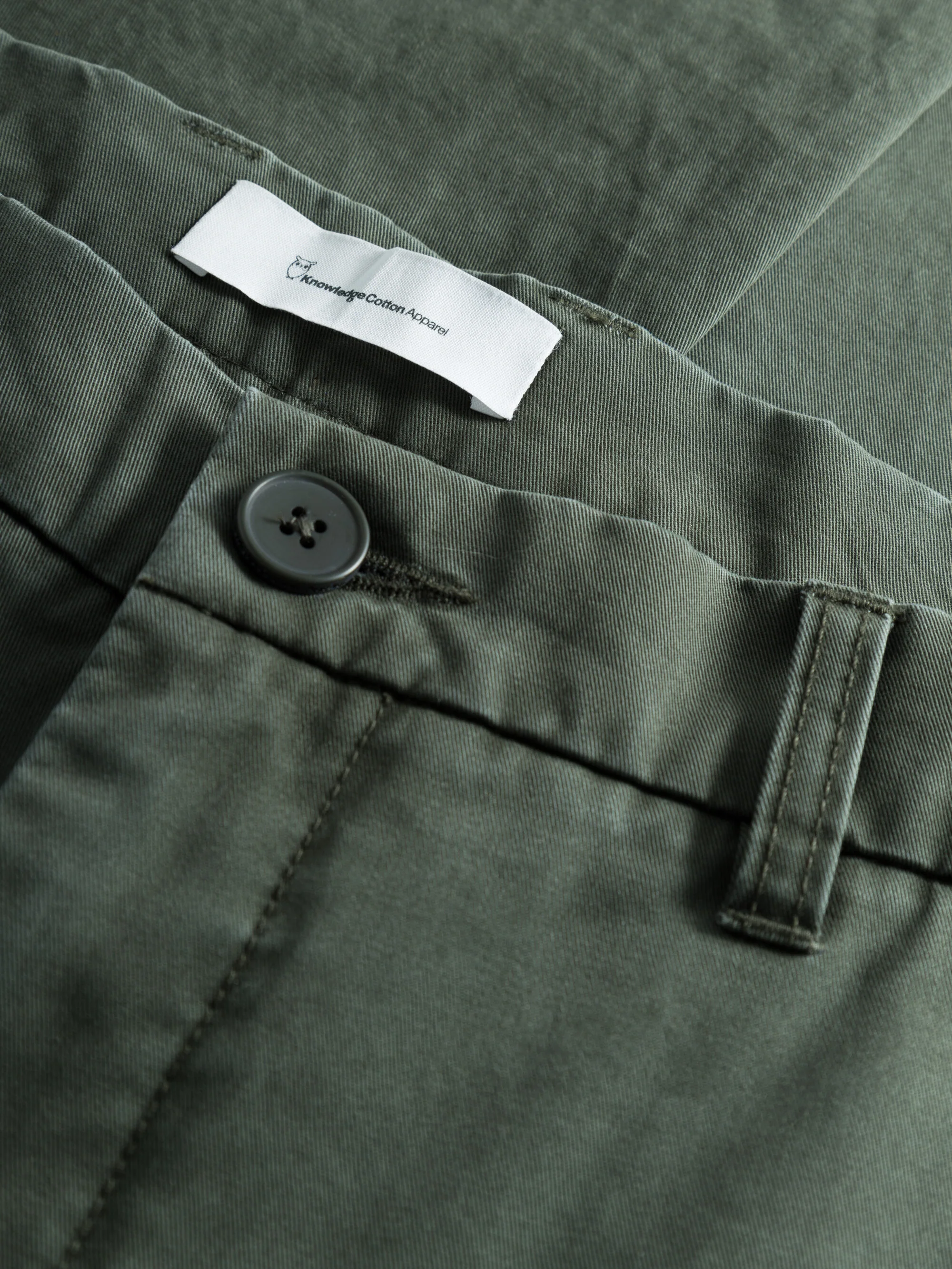CHUCK regular twill chino pants - Forrest Night - Image 4