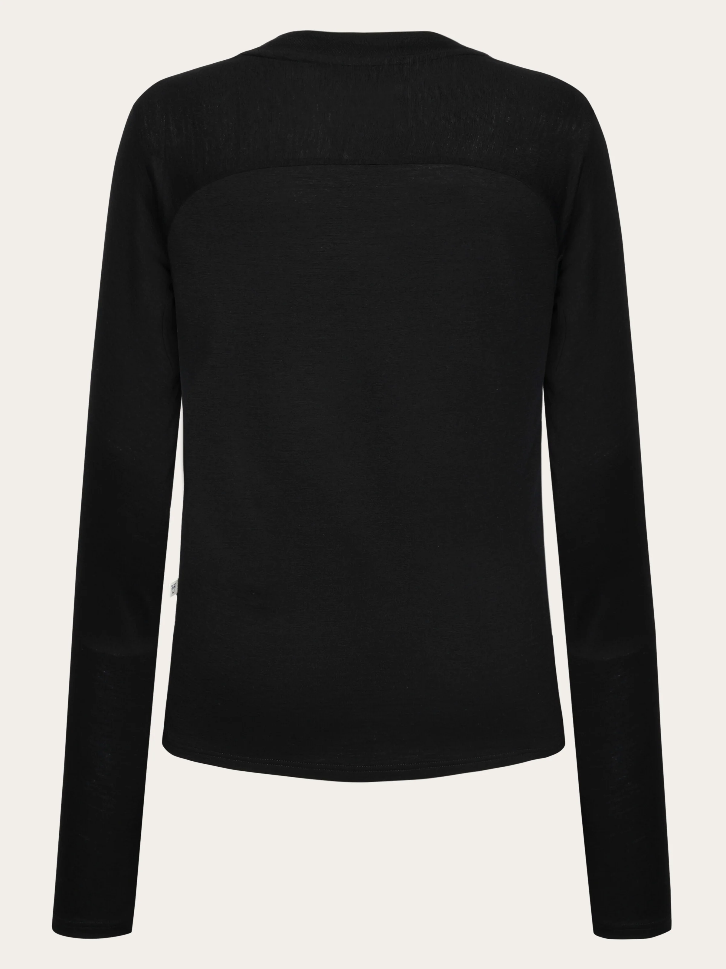 Dynamic wool long sleeve t-shirt - Black Jet - Image 3