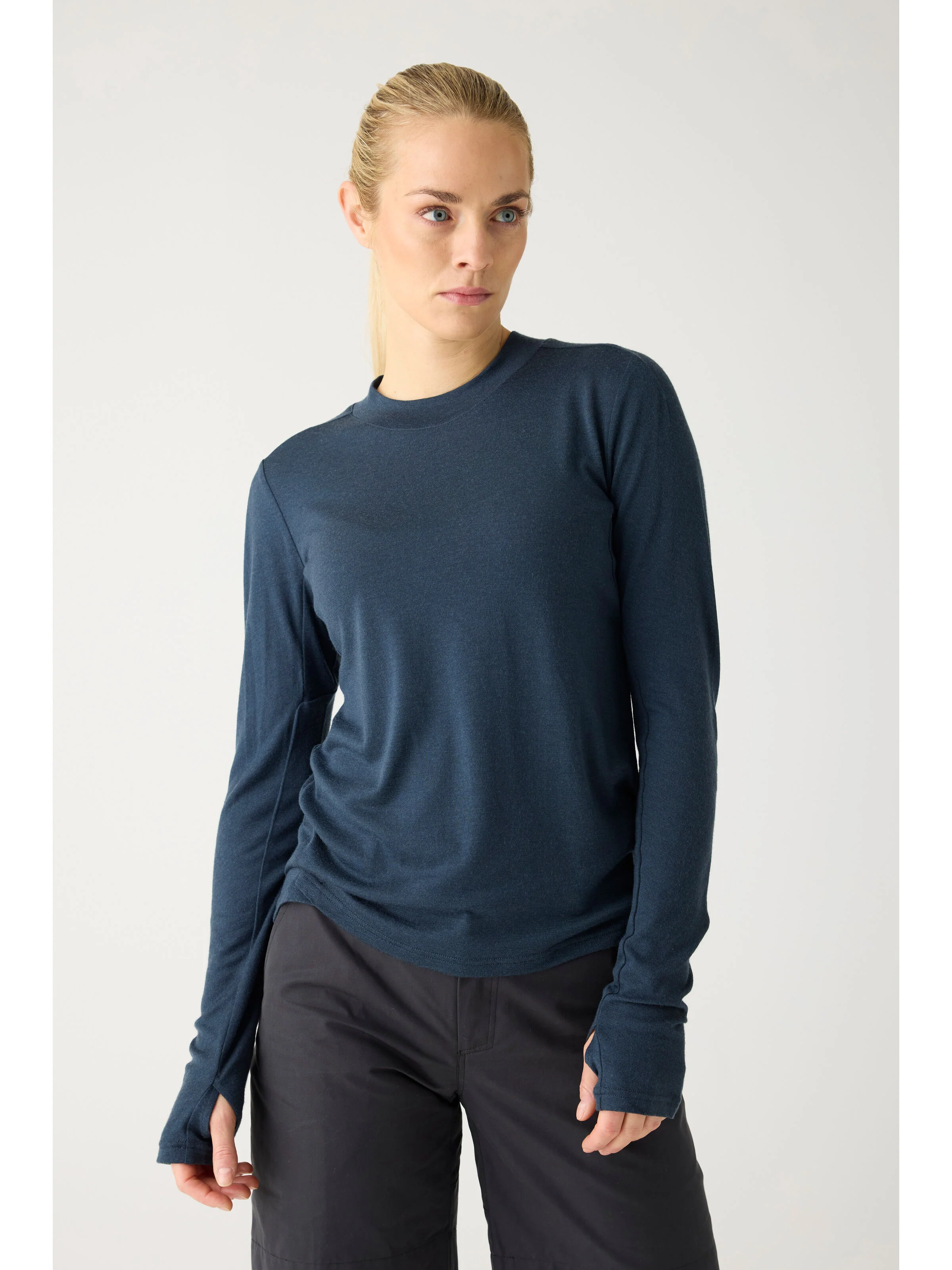 Dynamic wool long sleeve t-shirt - Total Eclipse - Image 3