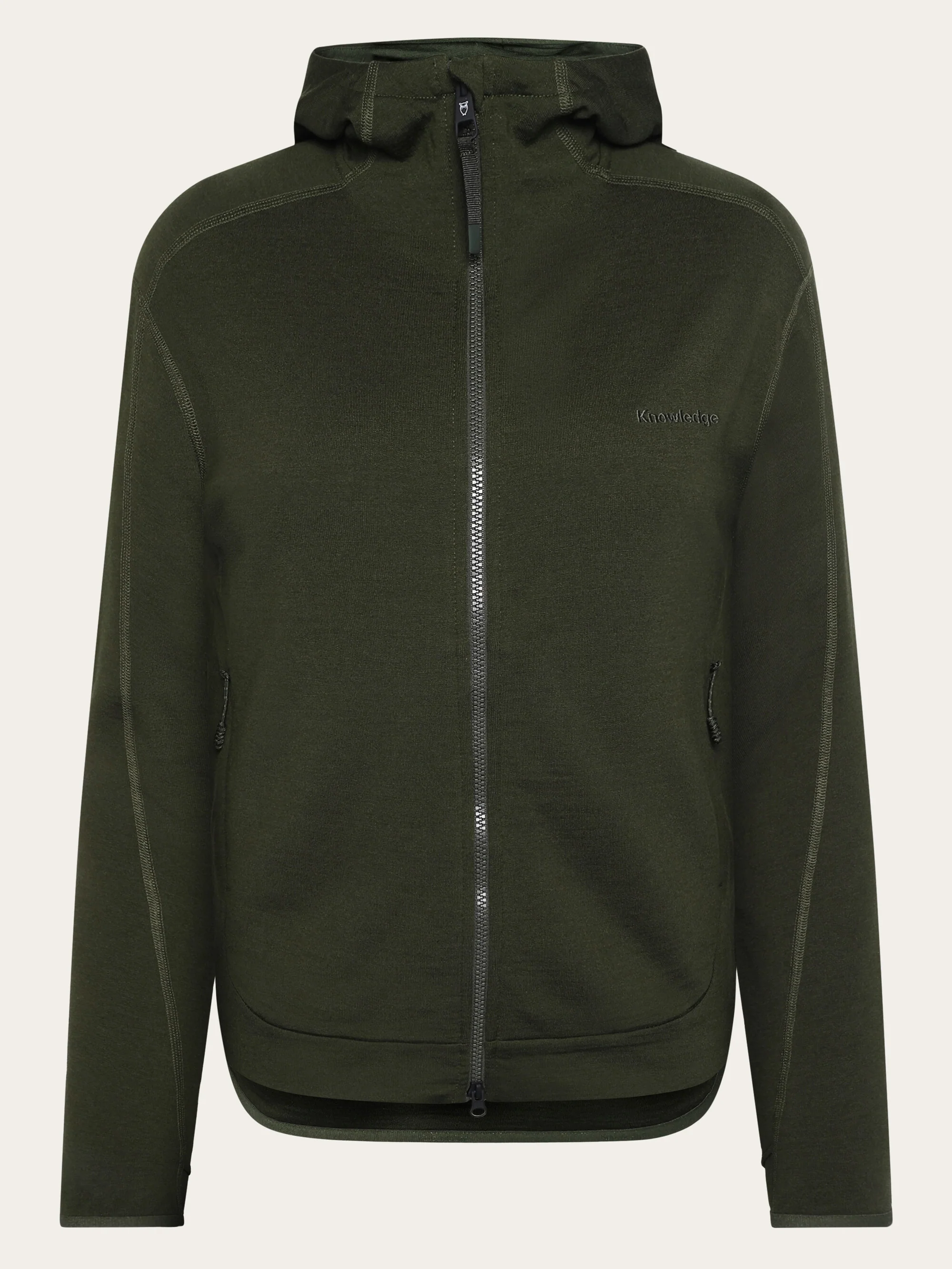 Dynamic wool fleece hoodie - Forrest Night