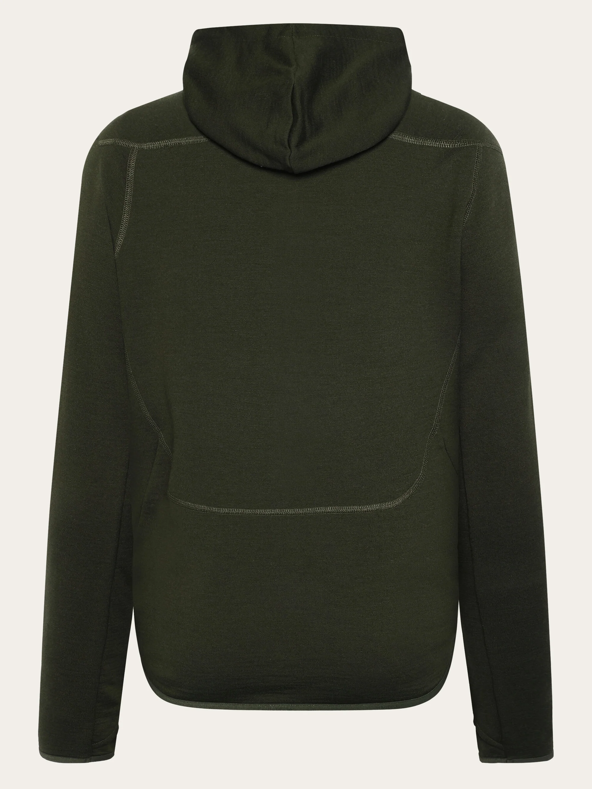 Dynamic wool fleece hoodie - Forrest Night - Image 3