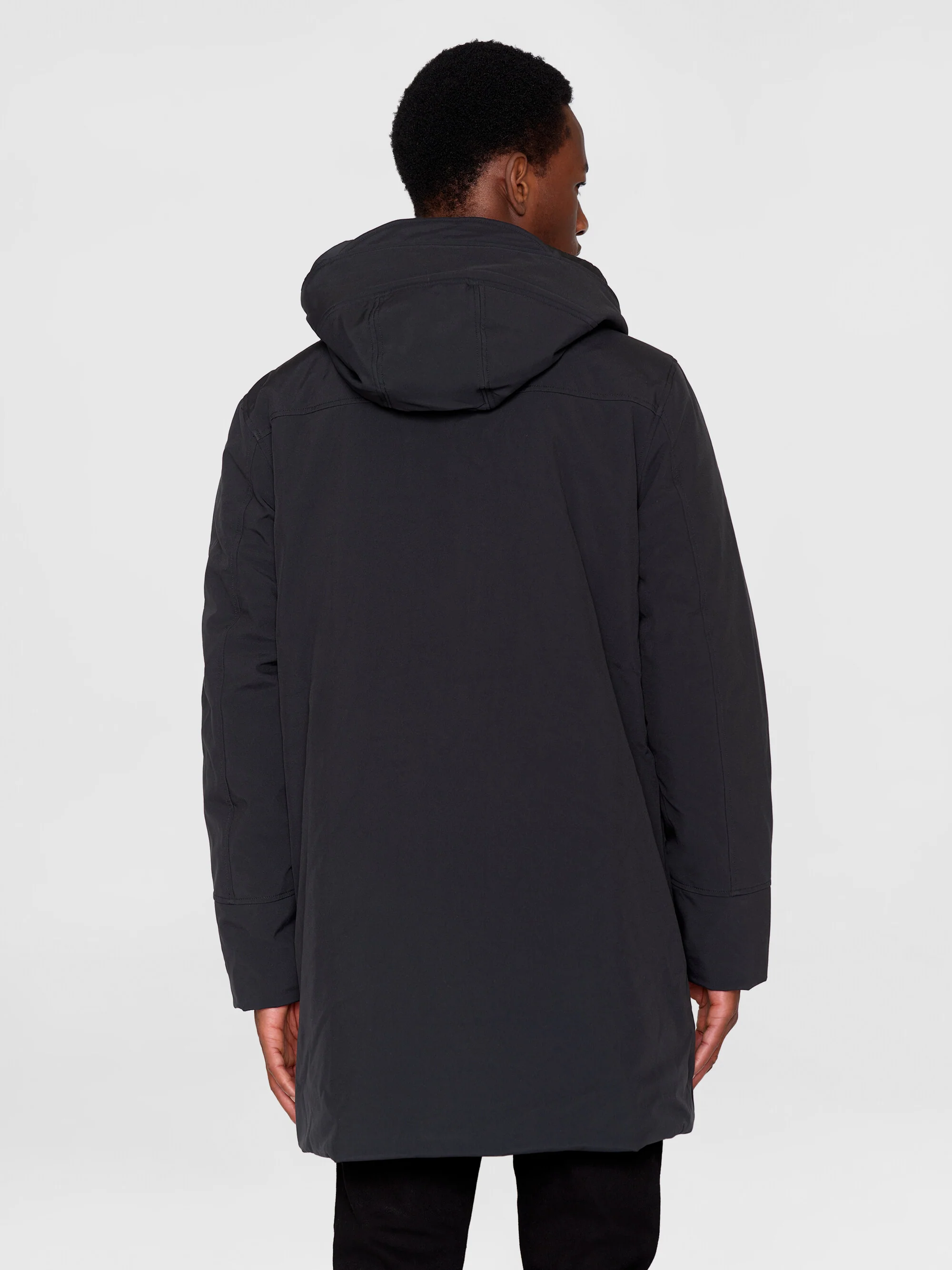 Long soft shell jacket CLIMATE SHELL™ - Black Jet - Image 3