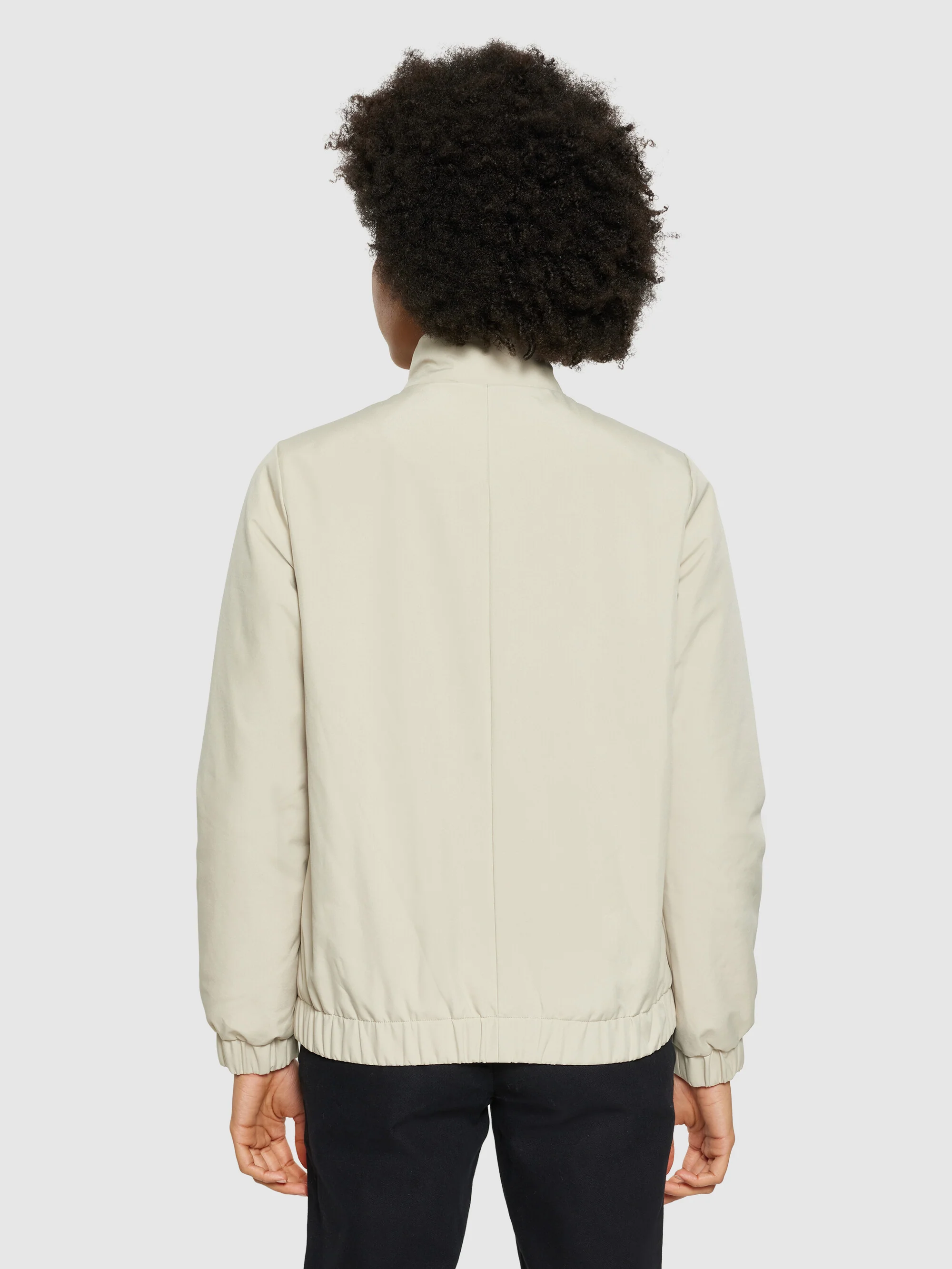 CLIMATE SHELL™ short jacket - GRS/Vegan - Light feather gray - Image 3
