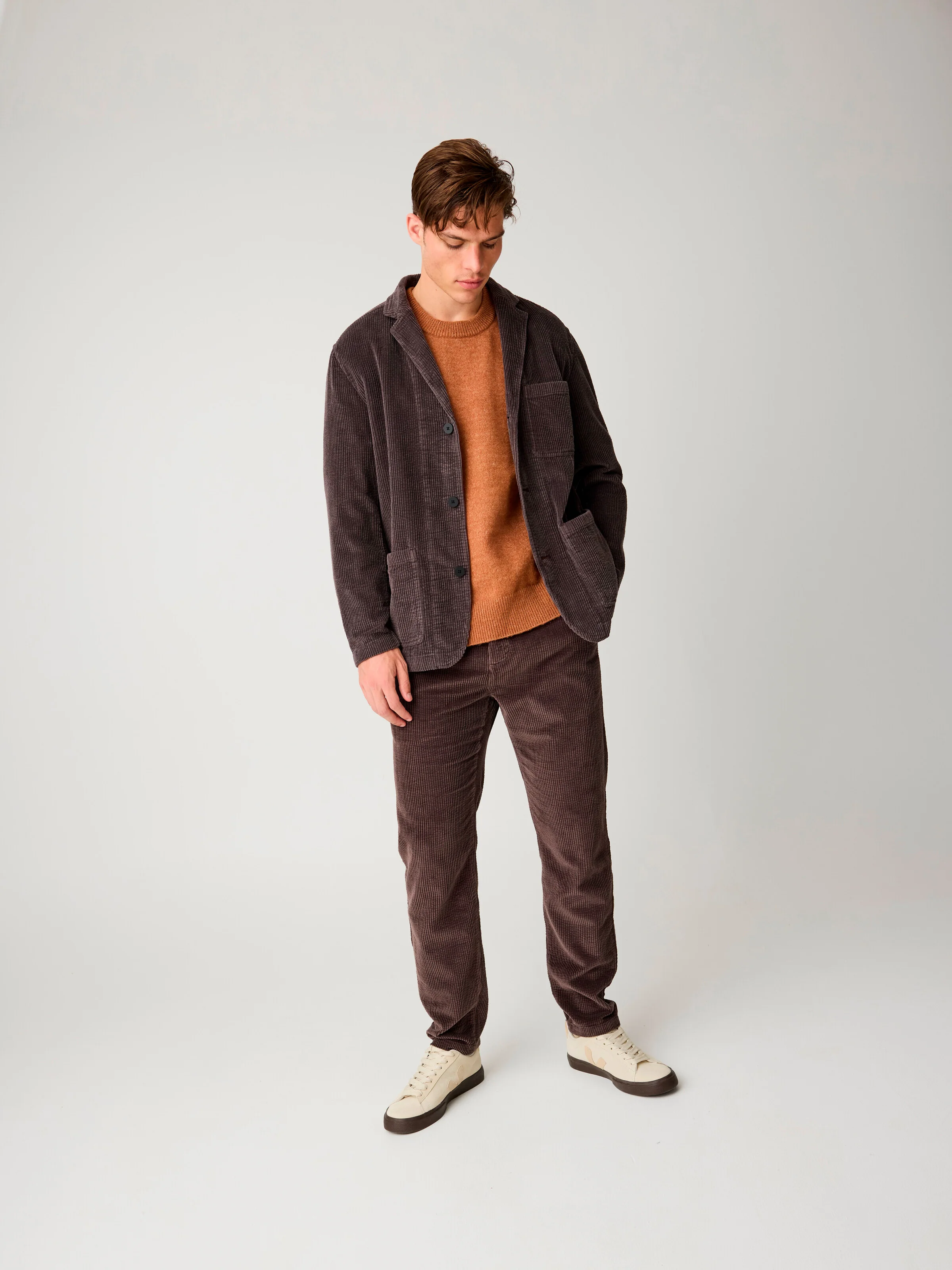 Corduroy blazer - Chocolate Torte - Image 4