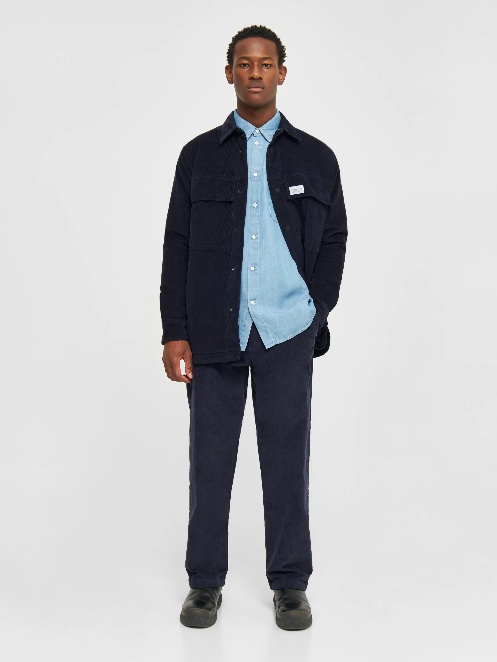Corduroy overshirt - Night Sky - Image 4