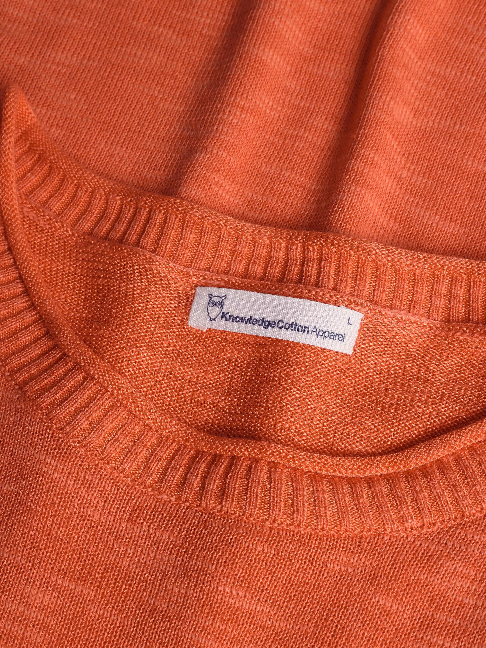 Crew neck knit Tencel™ - Langoustino - Image 2