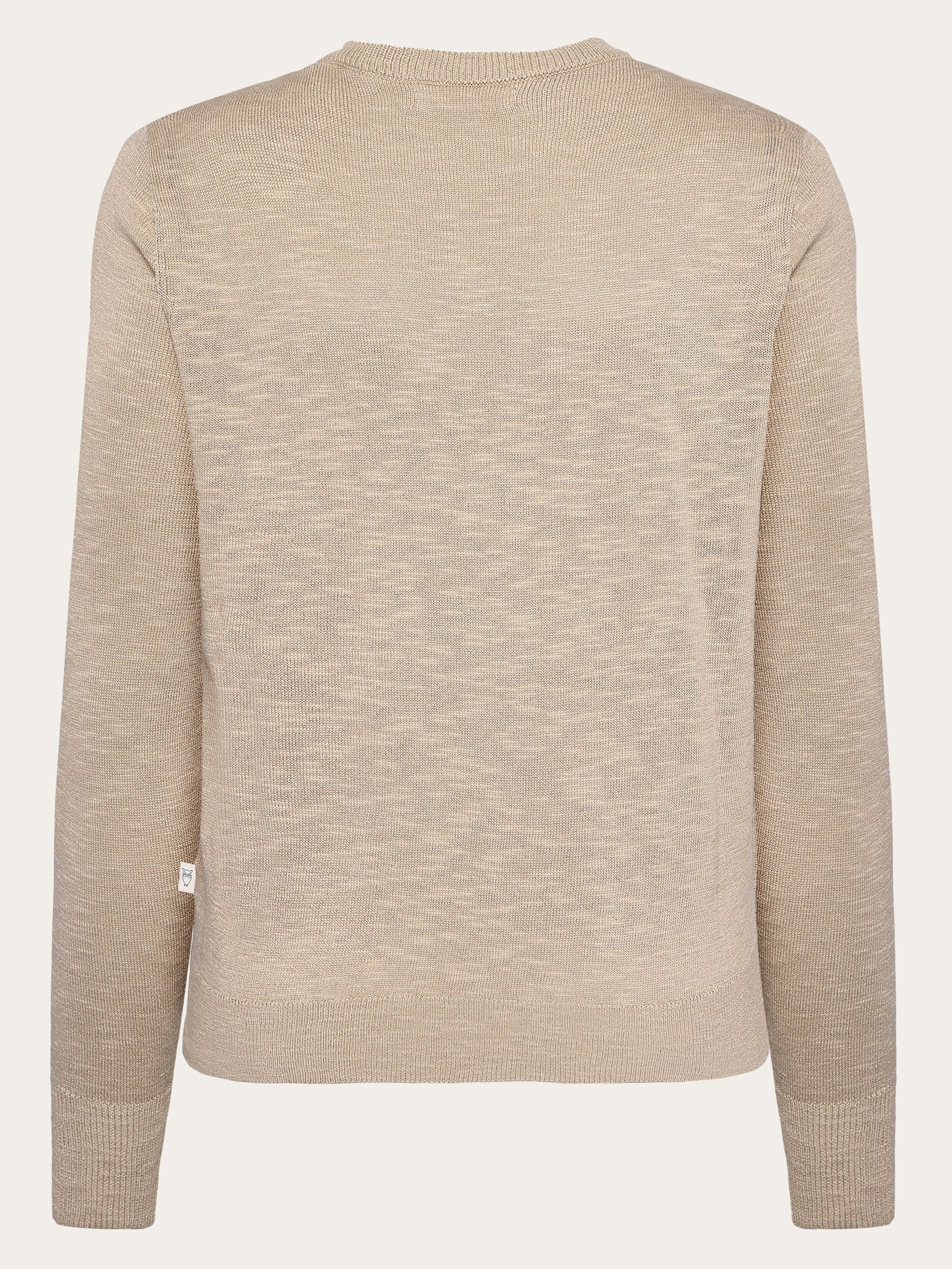 Crew neck knit Tencel™ - Light feather gray - Image 3