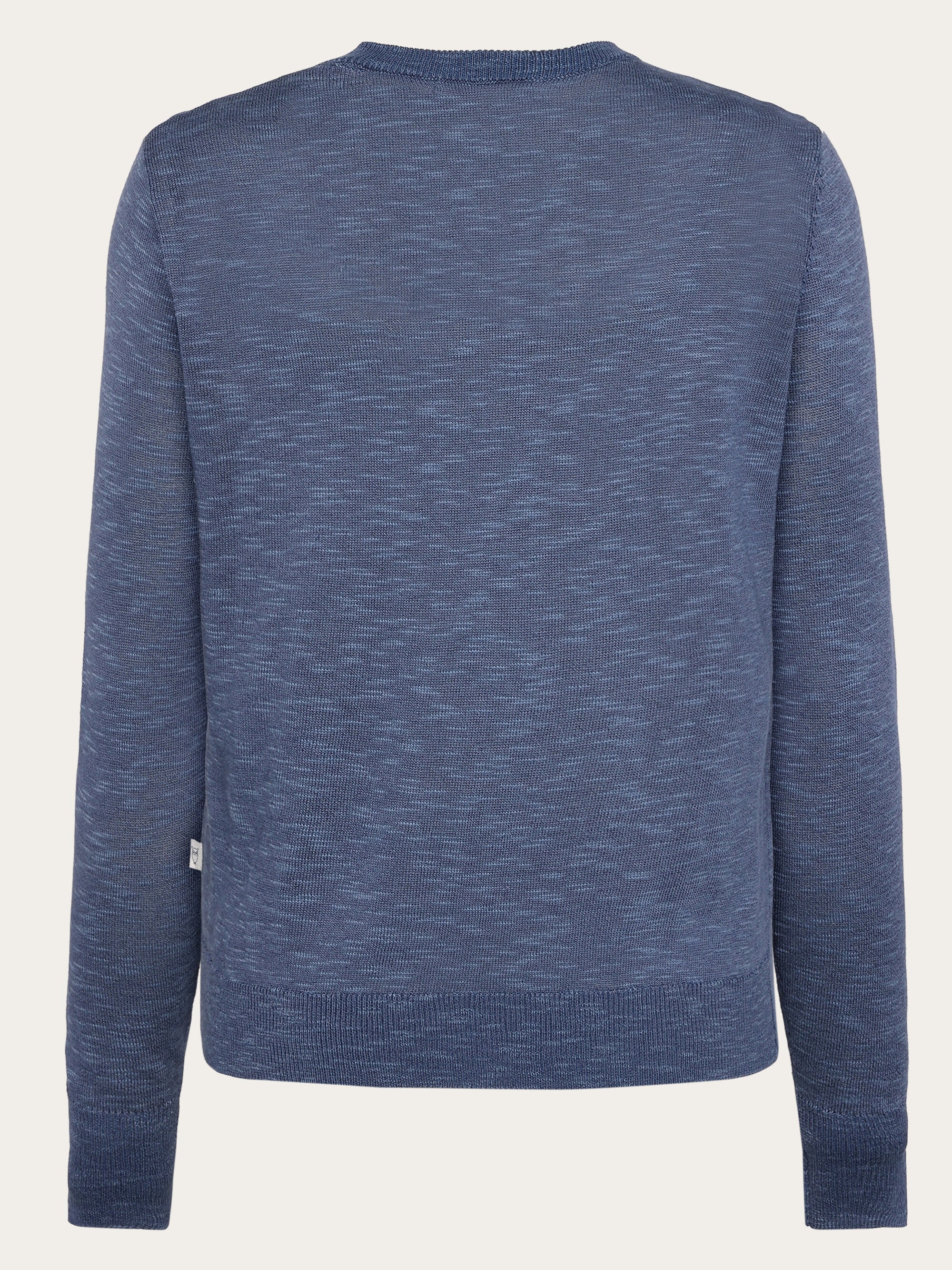 Crew neck knit Tencel™ - Vintage Indigo - Image 3
