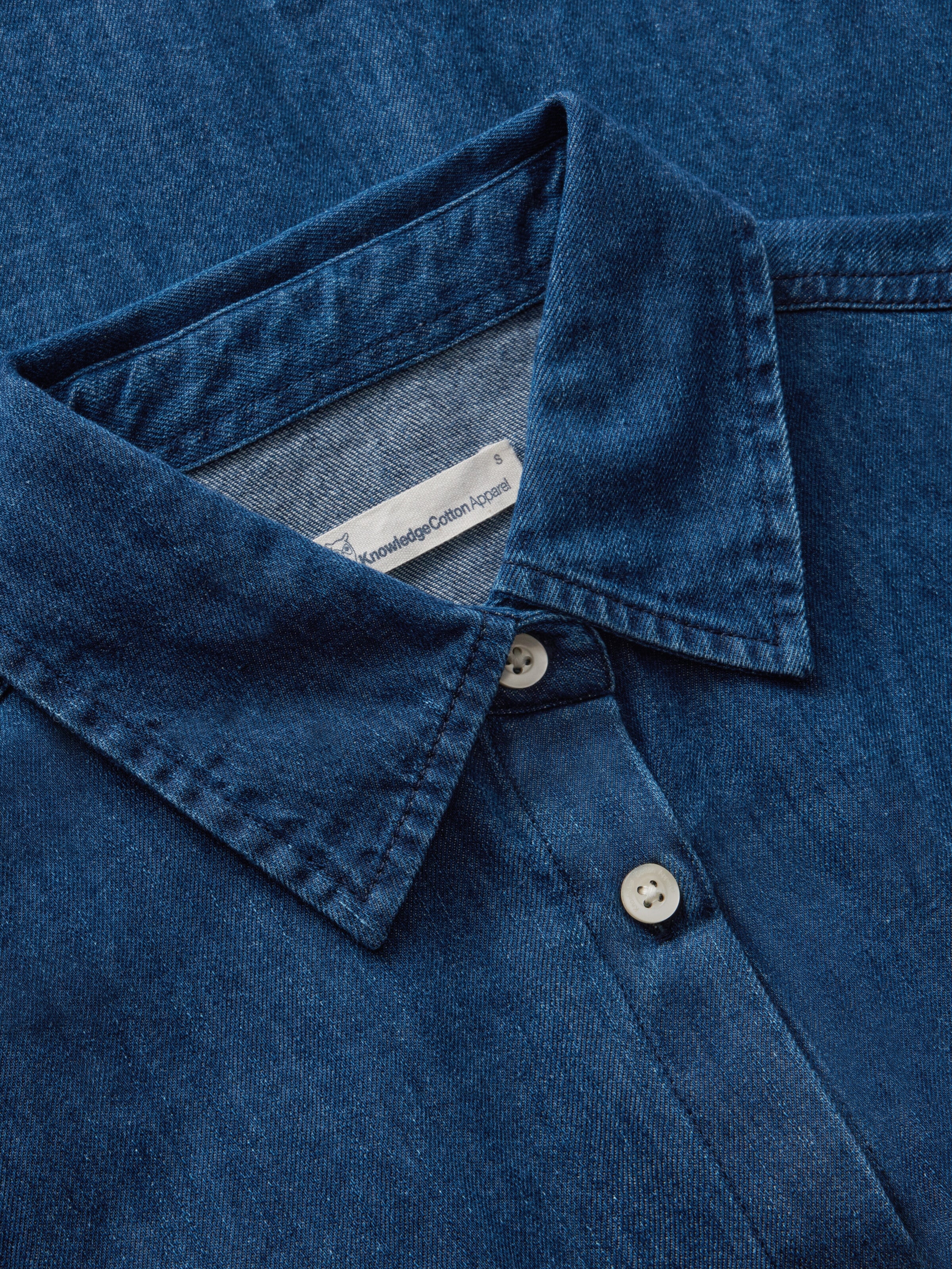 Denim shirt - Dark Blue denim - Image 4