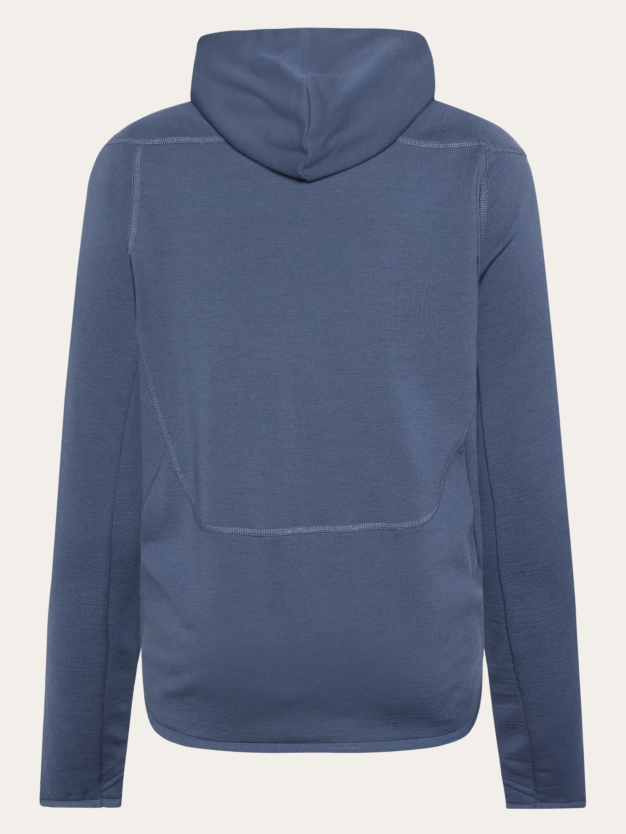 Dynamic wool fleece hoodie - Vintage Indigo - Image 3