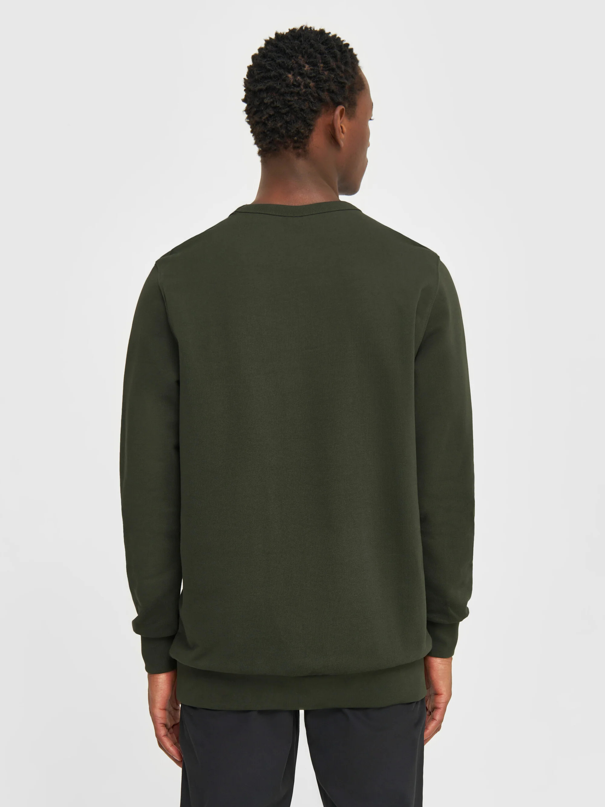 Basic badge sweat - Forrest Night - Image 3