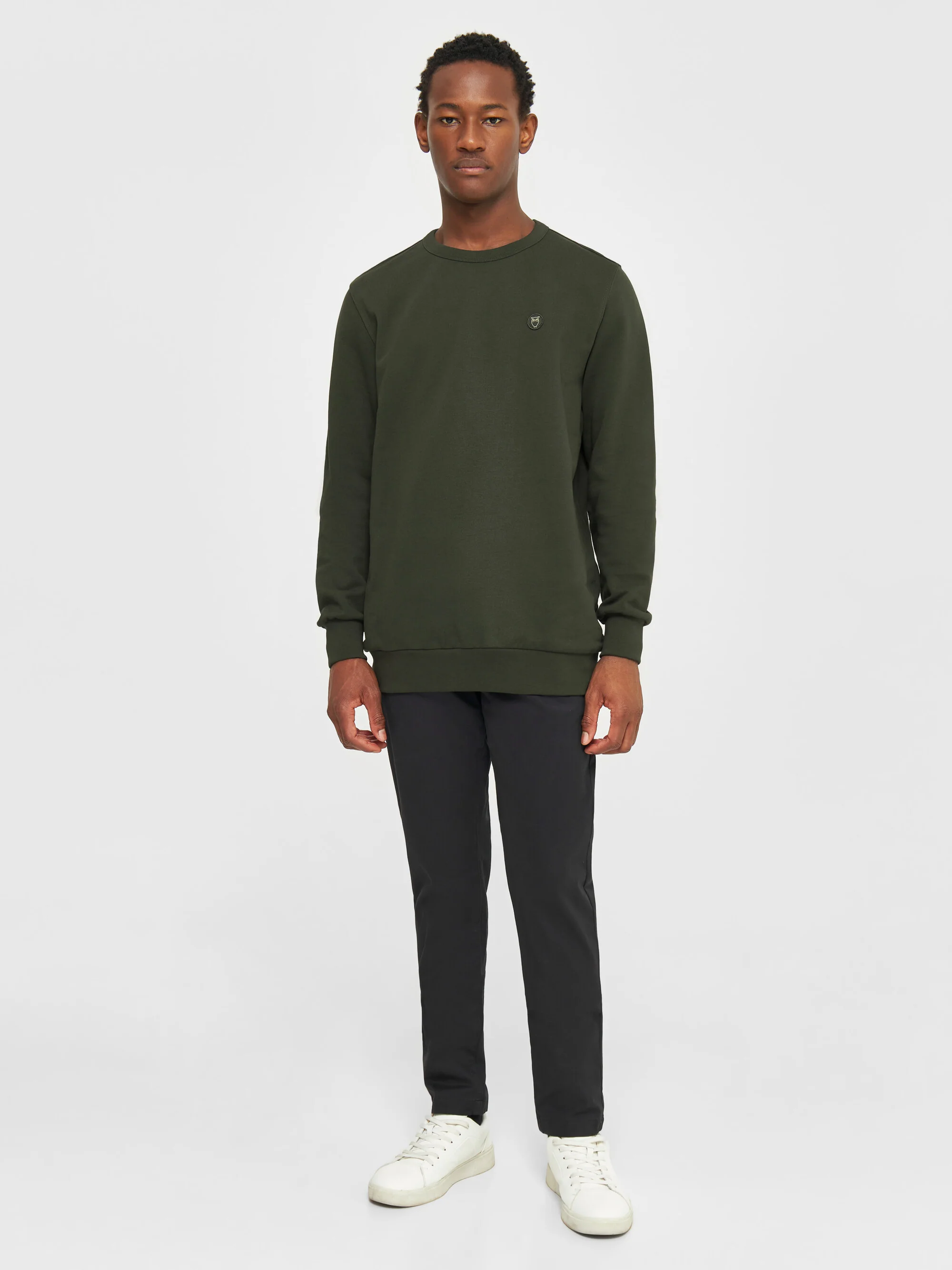Basic badge sweat - Forrest Night - Image 5
