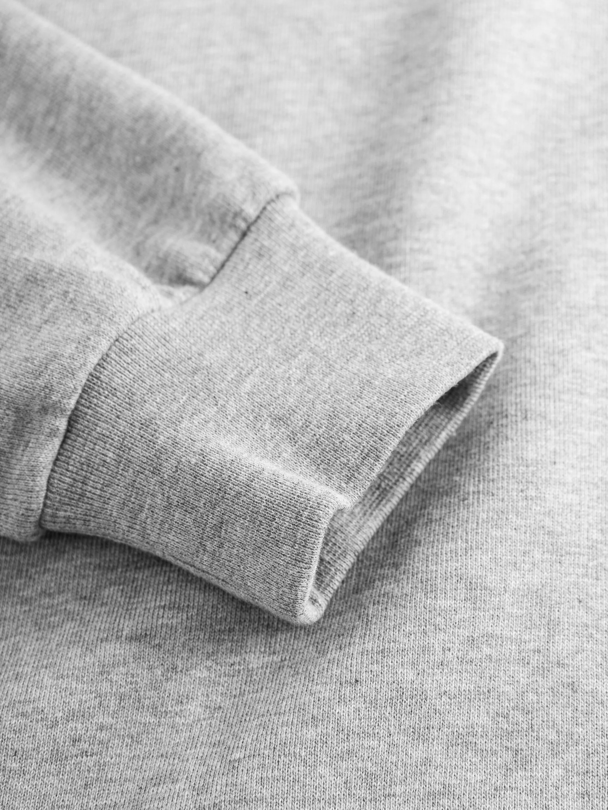 Basic badge sweat - Grey Melange - Image 9